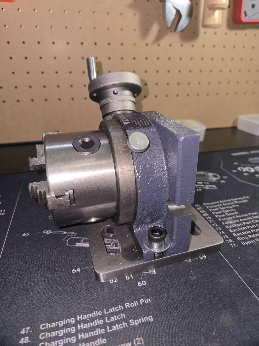 Adapter plate for VEVOR Rotary Table for Milling Machines 4»
