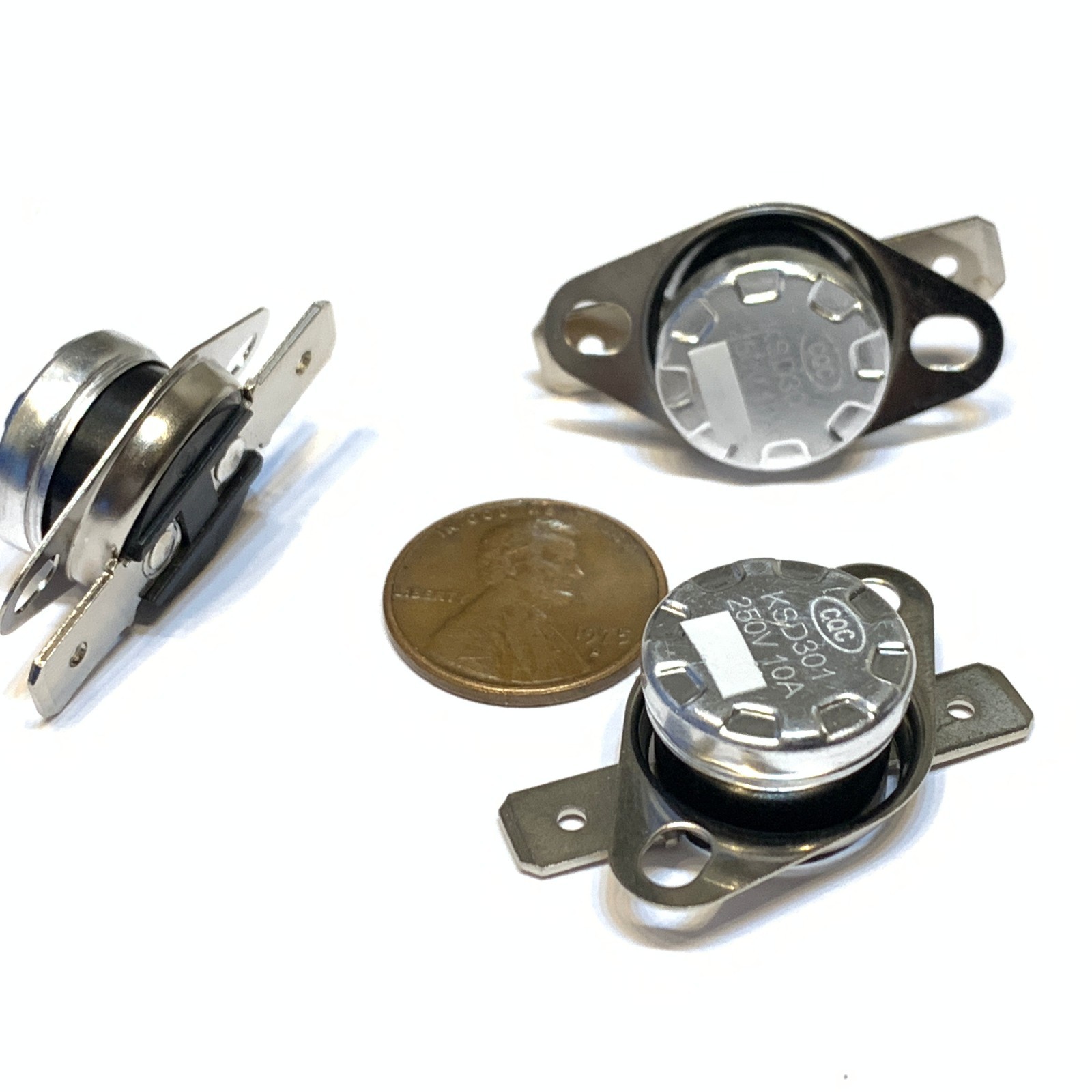 3 Pieces N/C 80ºC 176ºF normally closed Thermal Thermostat switch KSD301 C26
