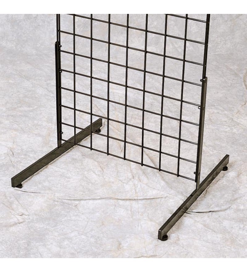 T-Shape Gridwall Panel Legs Display Set Of 3 Pairs Black For Grid Panels