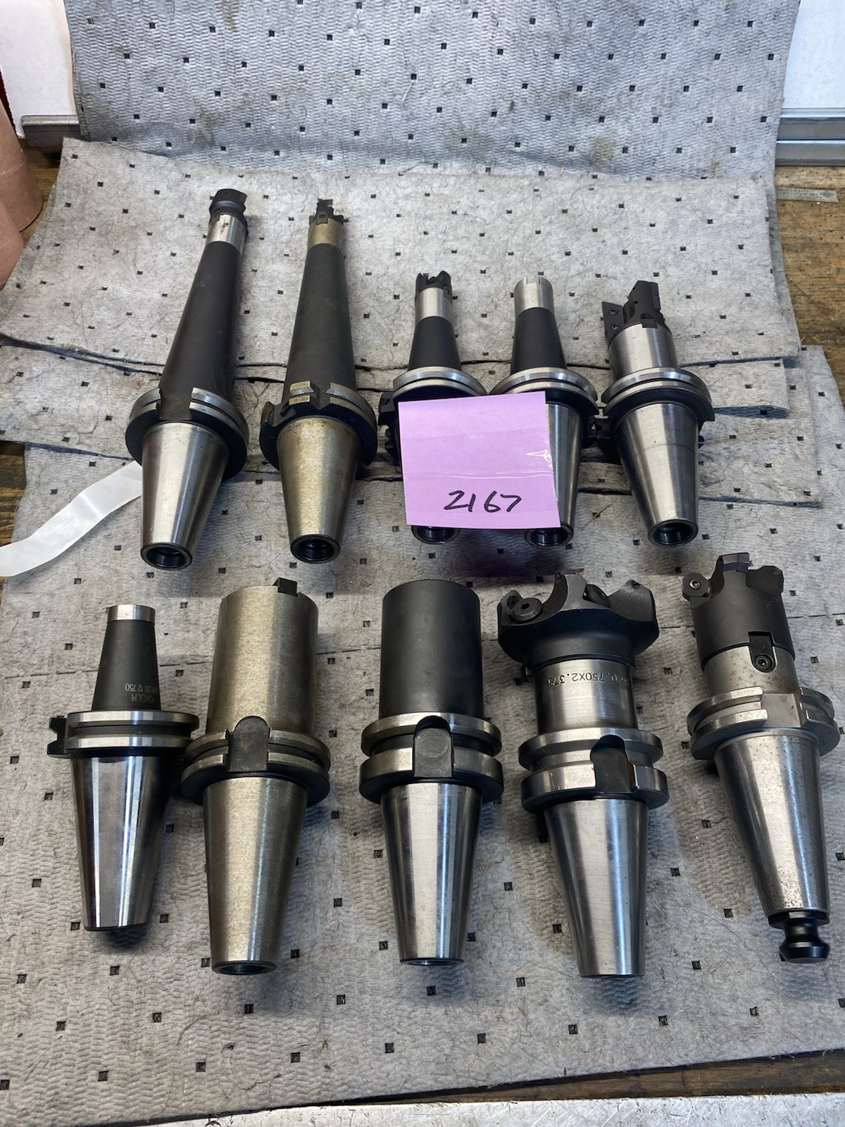 BT 40 Face Mill Holders Lot Of 10