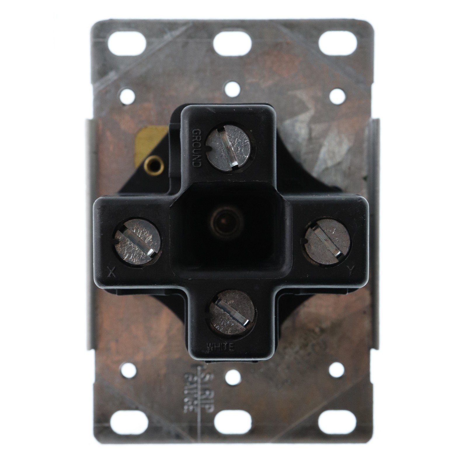 COOPER EATON 1258 FLUSH MOUNT DRYER RECEPTACLE, 3P, 4W, 50A, 125/250V, 14-50R
