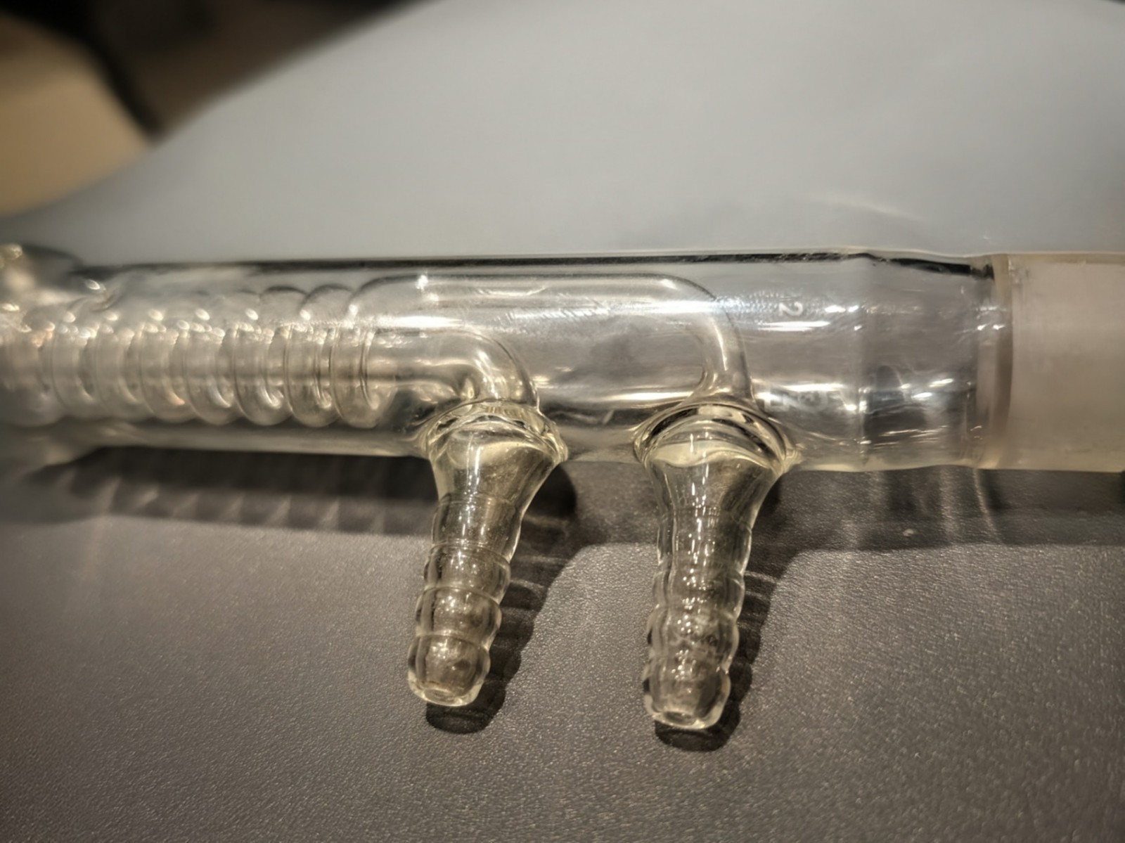 Kimble KONTES Glass Bantam-Ware 100mm Coiled Reflux Condenser 14/20 Joint 283000