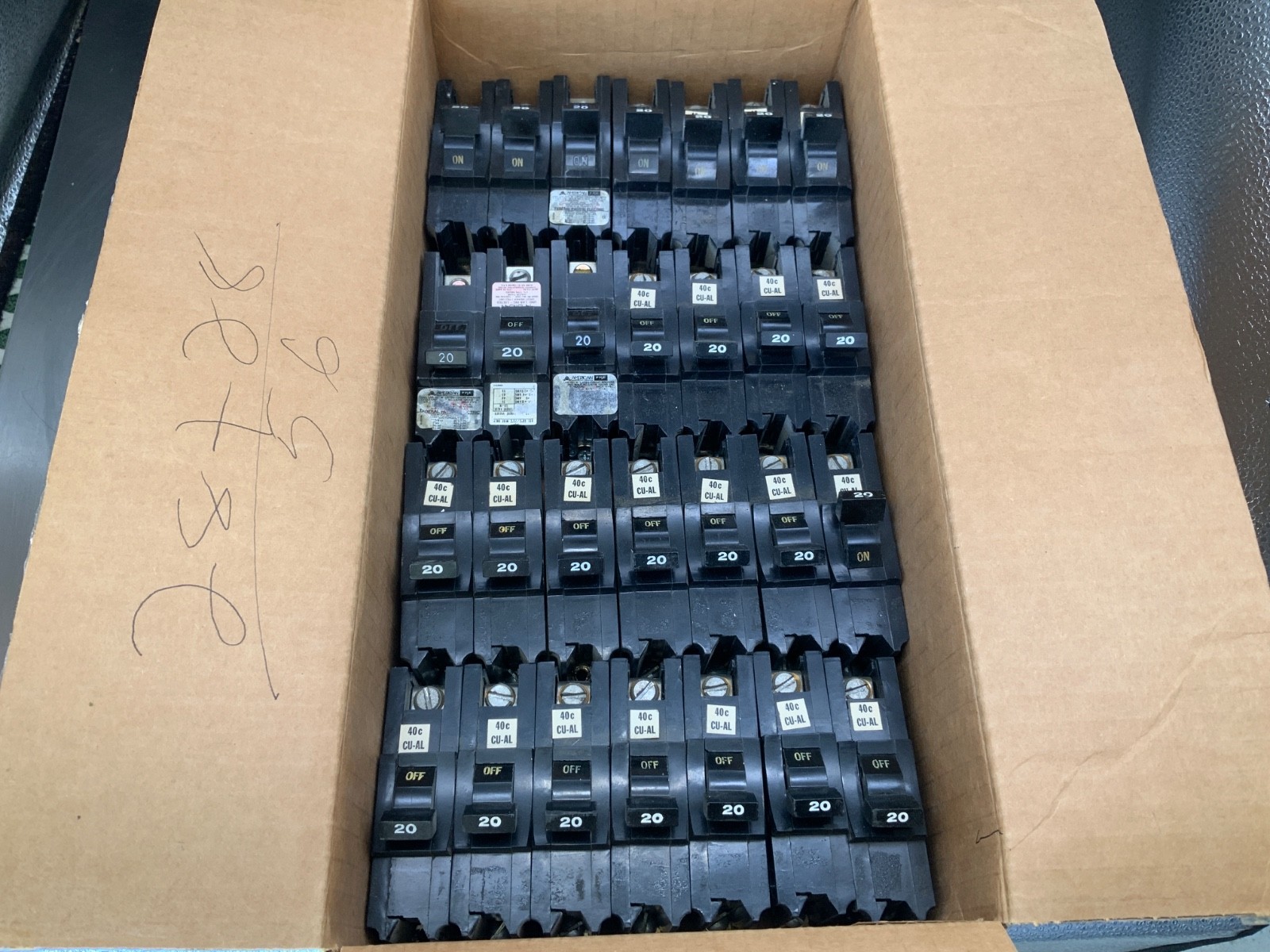 (56) Federal Pacific Electric NB120-U Circuit Breakers, FPE, 20a