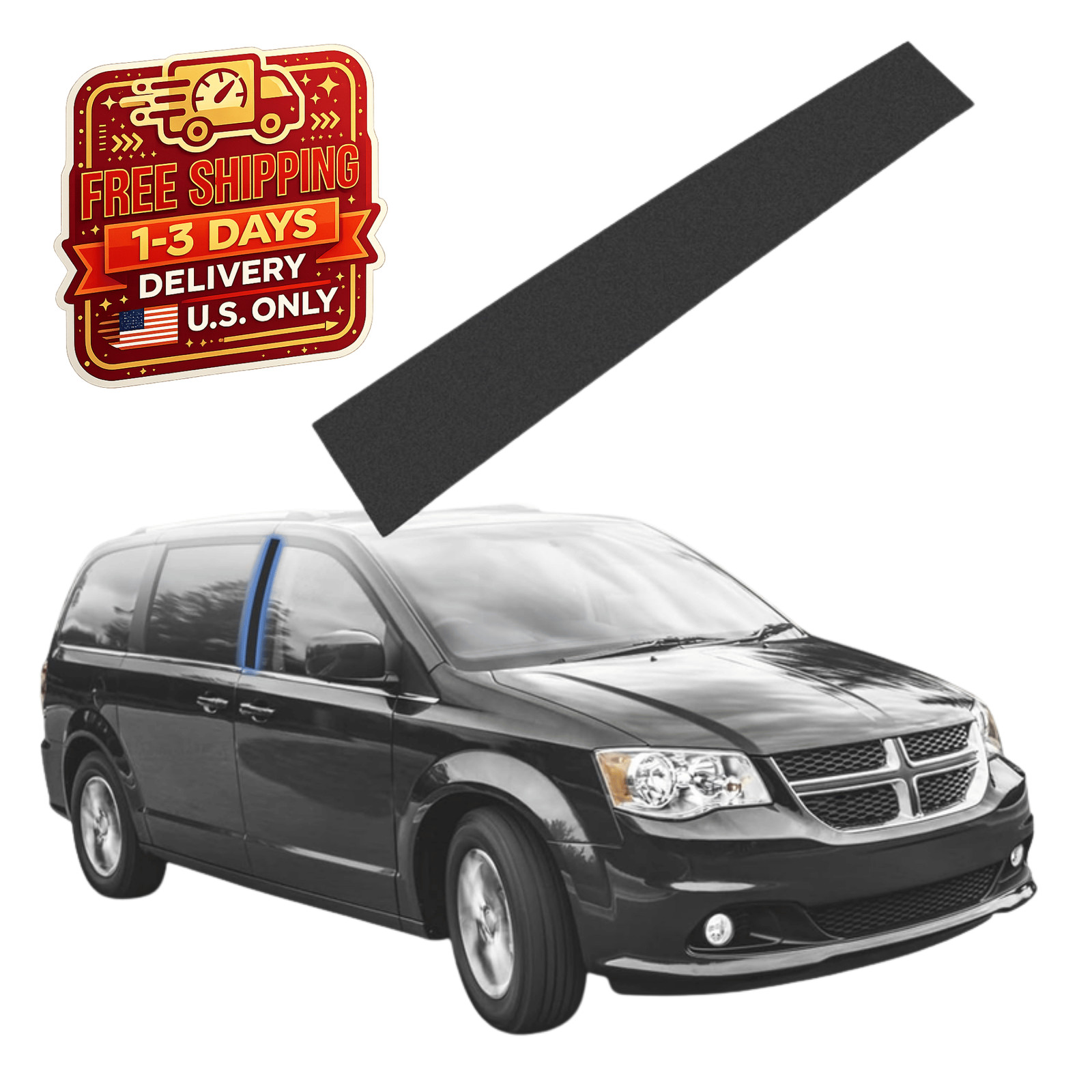 926-445 Right B-Pillar Door Trim for 2008-2020 Dodge Grand Caravan Chrysler T&C