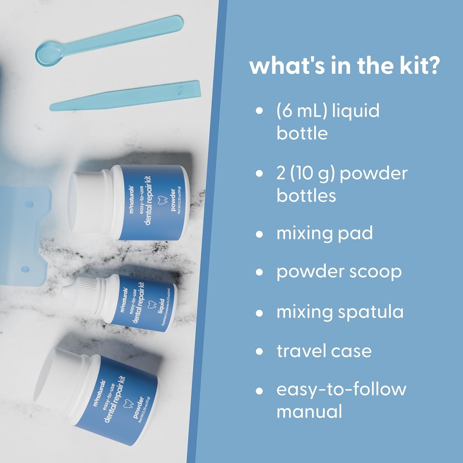 Dental Tooth Repair Kit Temporary Filling Cement for Chips Cracks Missing Teeth