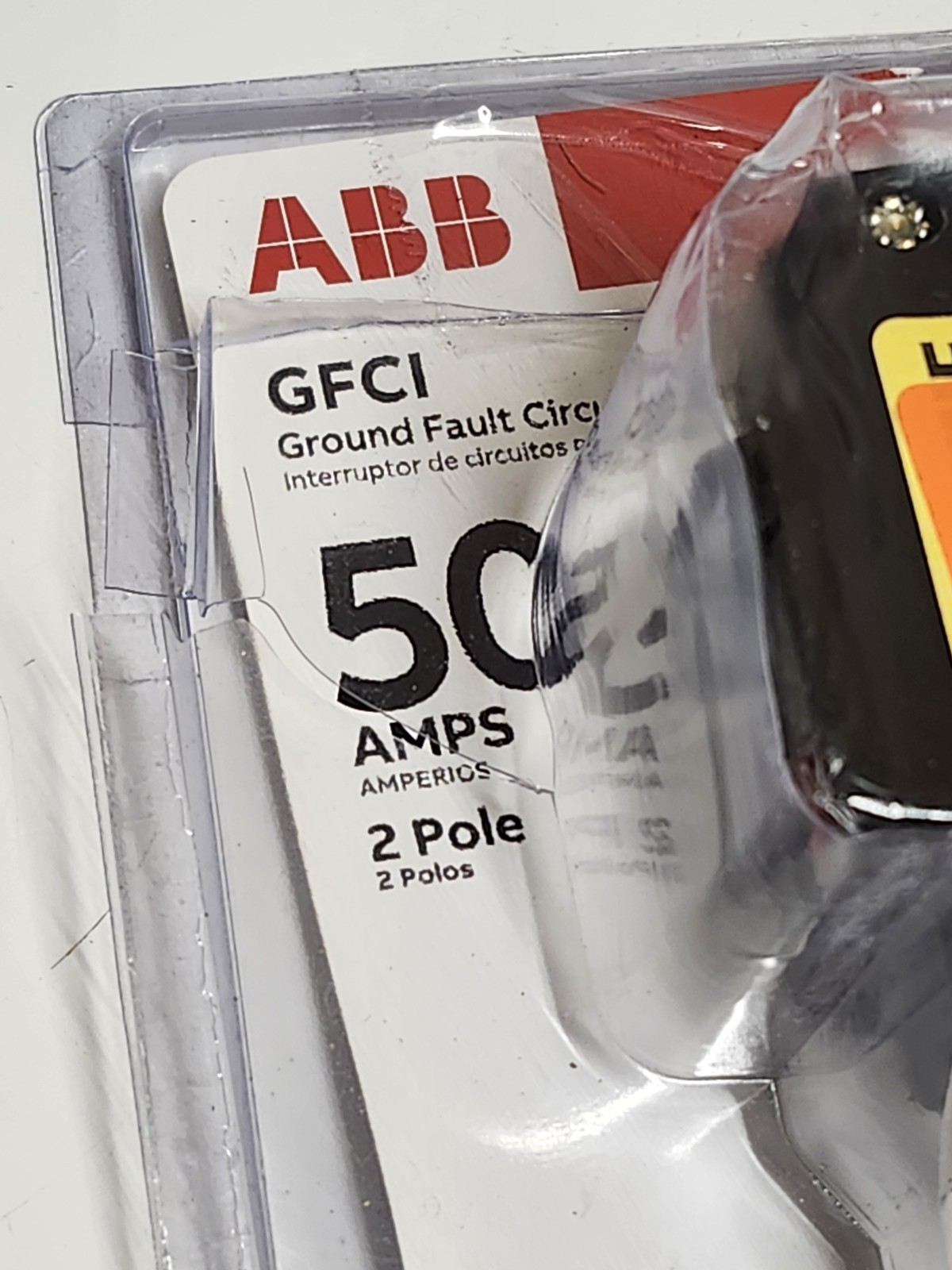 ABB 50A 2-Pole GFCI Breaker THQL2150GFT2A 240V Ground Fault Circuit Interrupt