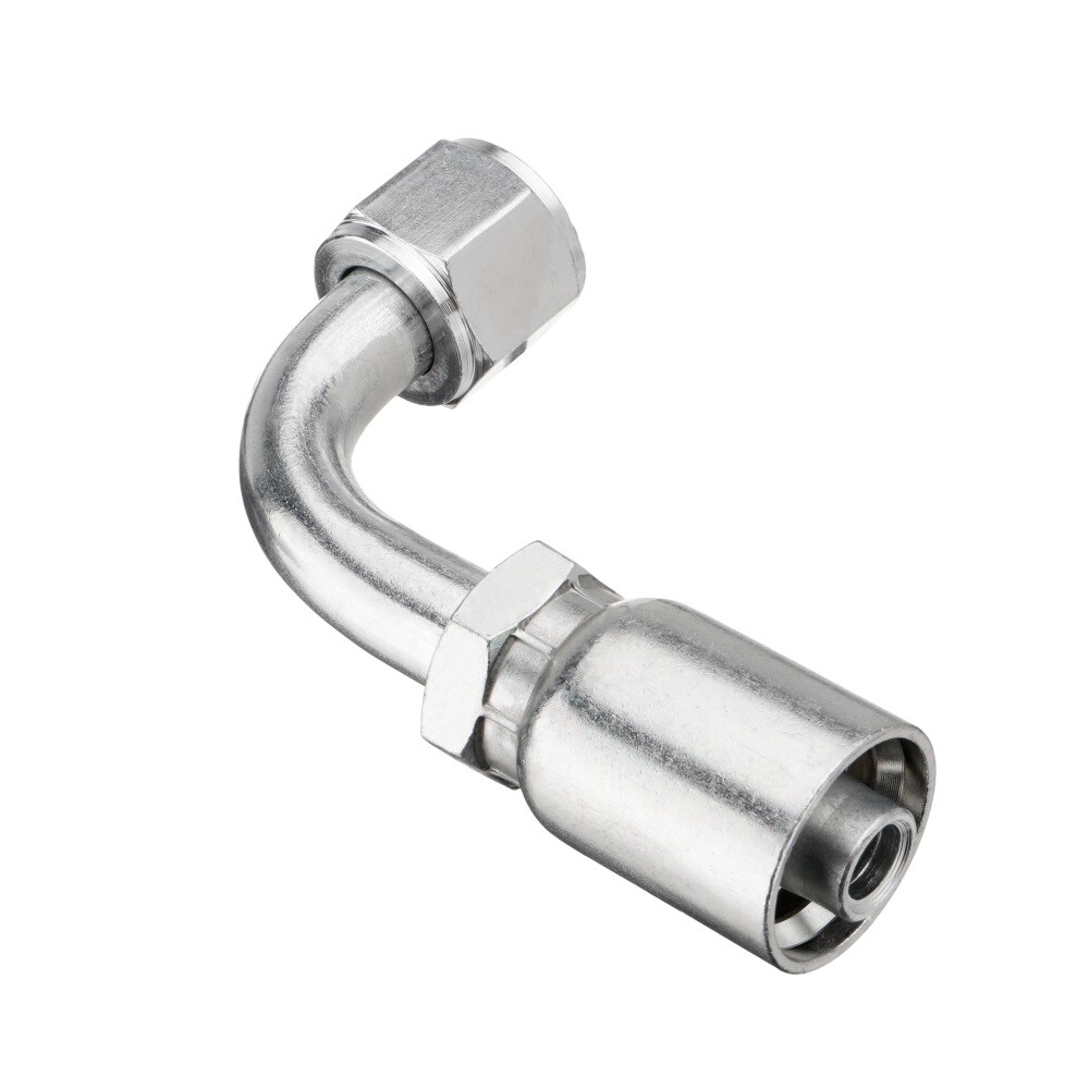 NEW 10x 13943 6-6 PK STYLE HYDRAULIC HOSE FITTINGS 3/8″ Hose 3/8″ FJIC 90 Degree
