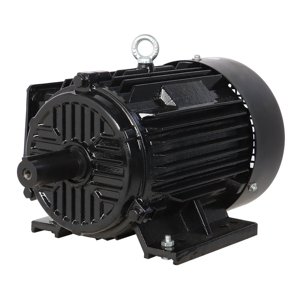 5 HP 3 Phase Electric Motor 1800 RPM 184T Frame TEFC 230/460 Volt Severe Duty