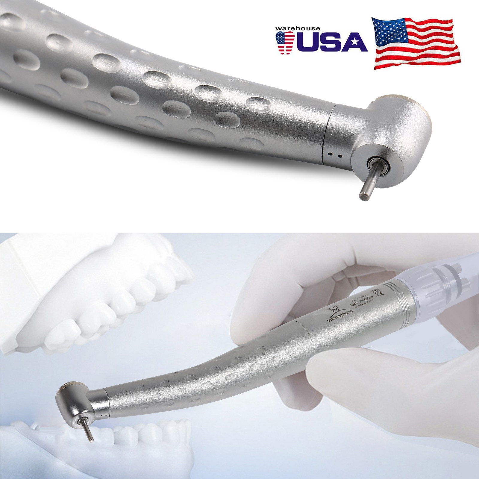KaV Style Dental High Speed Handpiece with 4 Hole Quick Coupler 360° Swivel