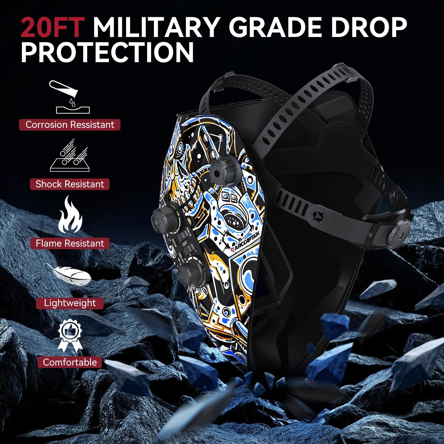 ARCCAPTAIN MIG205DP Pro 8-in-1 MIG Welder Dual/Single Pulse MIG/TIG/MMA/Spot APP