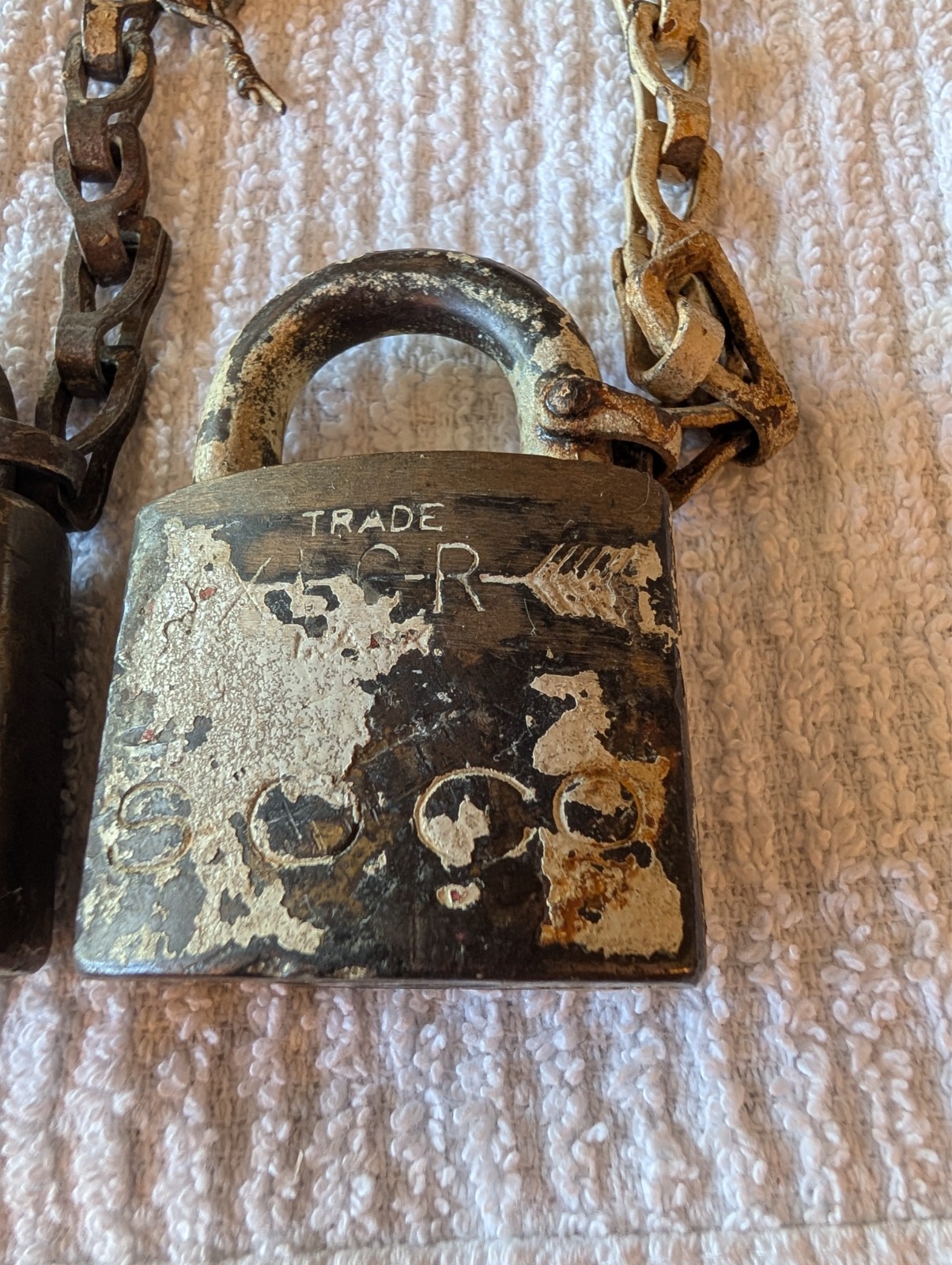 2 grs general railway signal so co vintage railroad signal padlocks