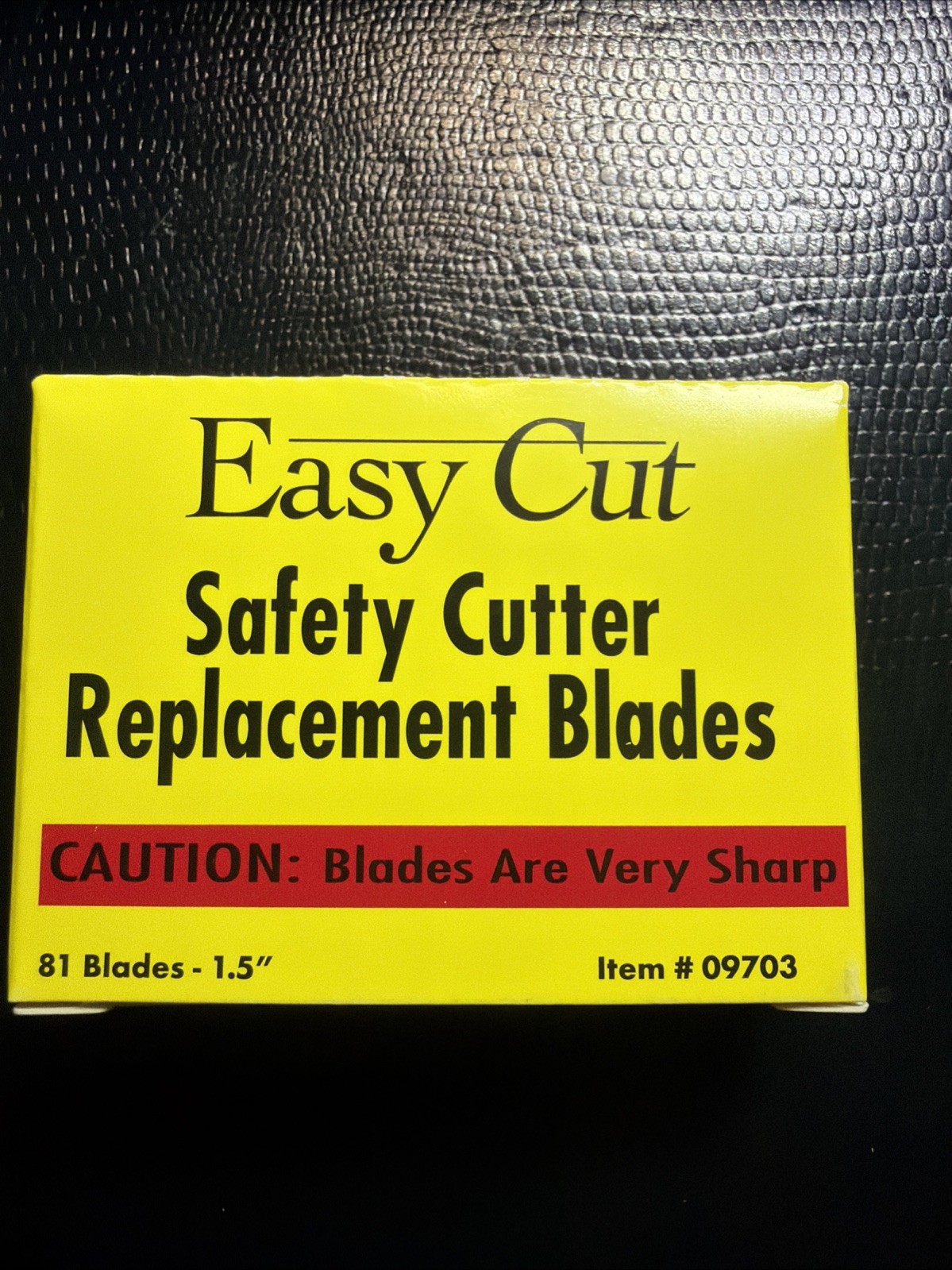 Easy Cut Safety Box Cutter Knife REPLACEMENT BLADES 81 EA/BX for Easycut #09703
