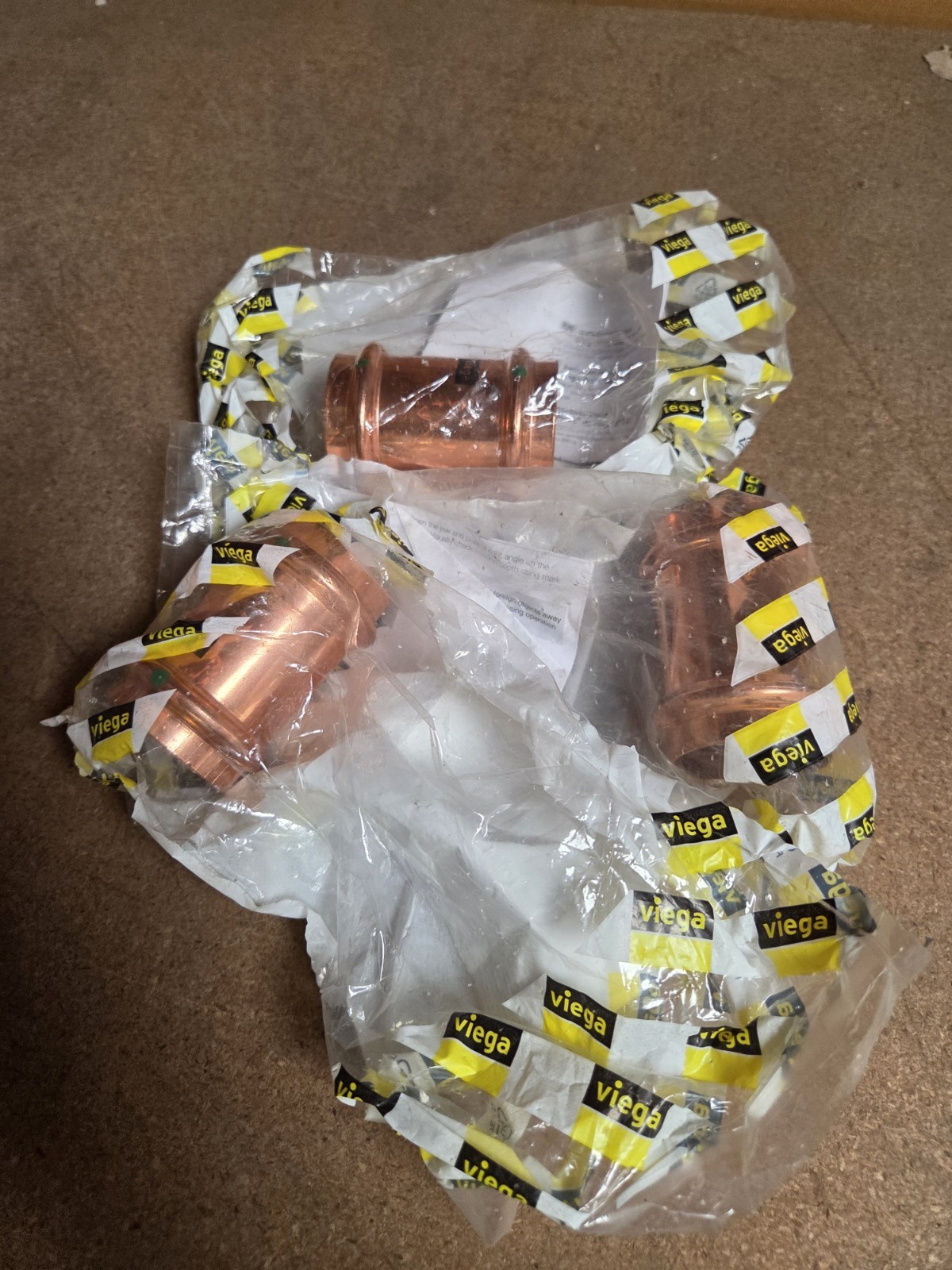 1-1/2″ Viega ProPress Copper SLIP Coupling No-Stop 78192 Pro Press