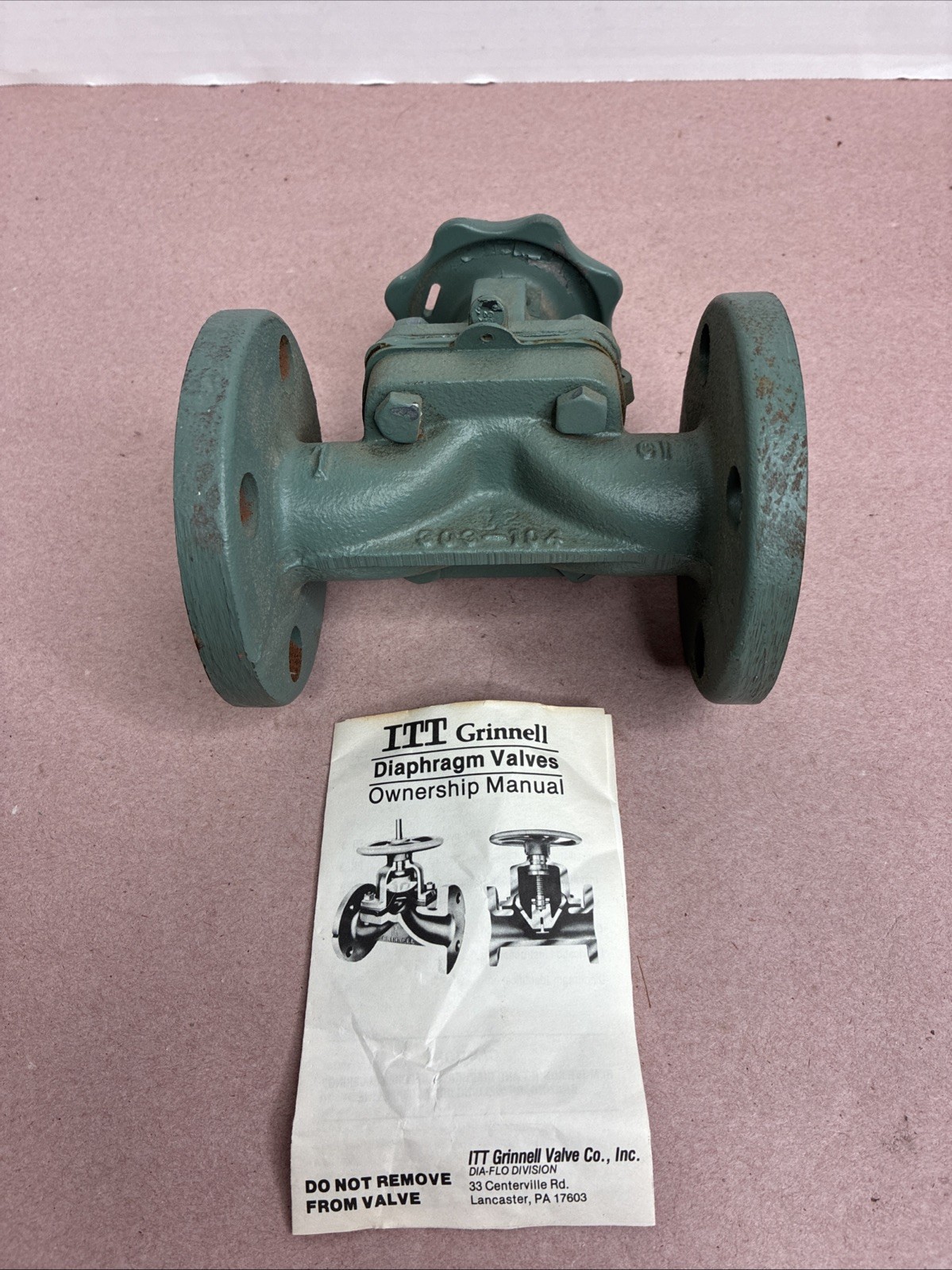 Itt Grinnell Iron Diaphragm Valve Body