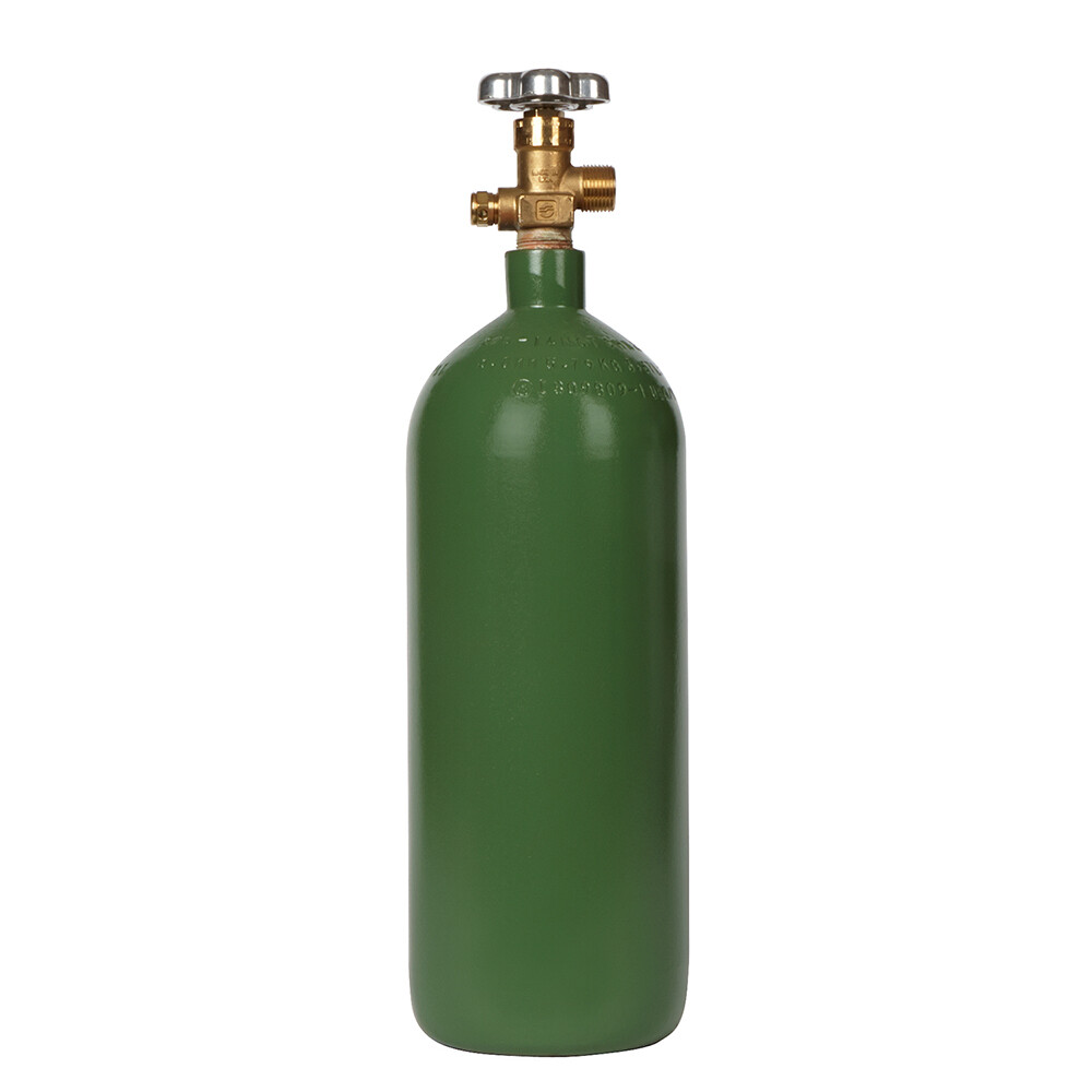 10 Cu Ft MC Acetylene Steel and 20 Cu Ft Steel Oxygen Cylinder Set DOT Approved
