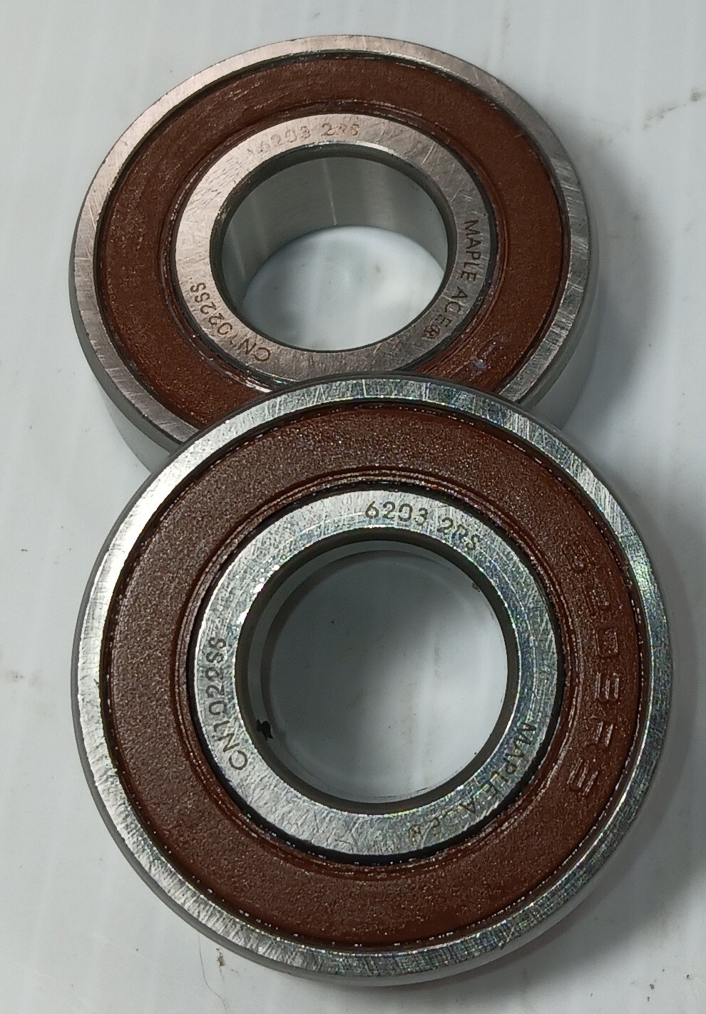 2 NEW MAPLE ACE 62032RS RADIAL DEEP GROOVE BALL BEARINGS NNB ***MAKE OFFER***