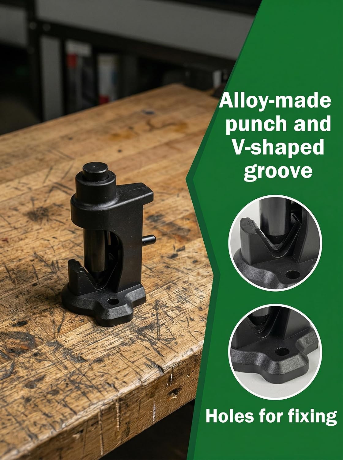 Hammer Lug Crimper Tool for 8 AWG to 4/0 AWG Battery Terminal Crimper