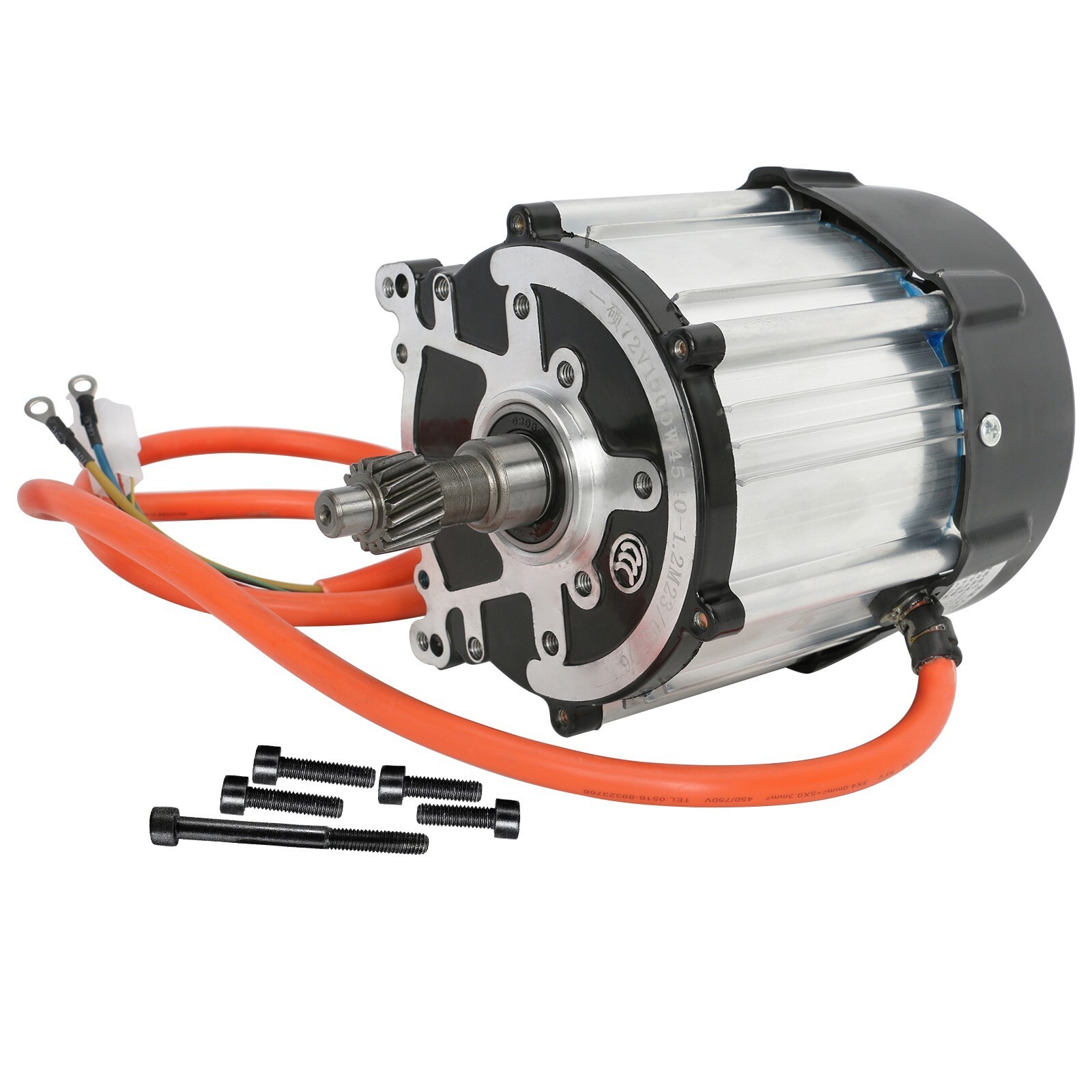 72V 1500W Brushless Differential Motor for Electric Golf Cart Tricycle Quad Bike