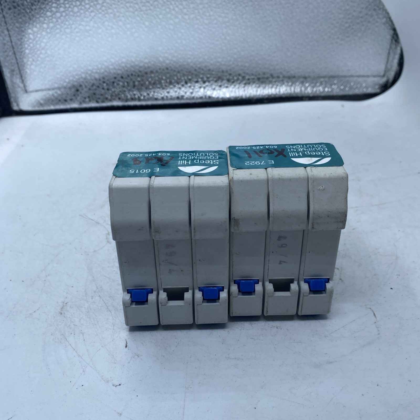 Ferraz Shawmut USM3I UltraSafe Midget Fuse Holder 30A 600V 3P Y219073 LOT OF 2
