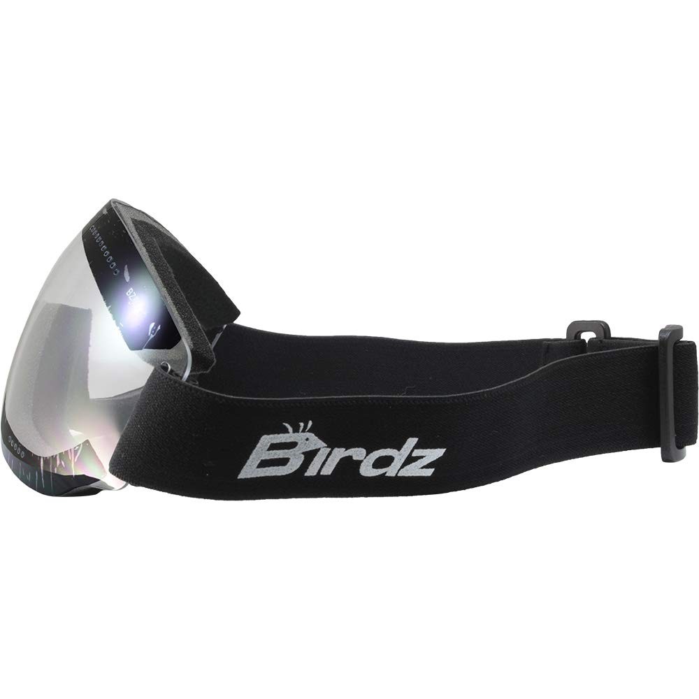 3 Pair Birdz Thrush Frameless Skydiving Riding Goggles Clear Smoke Yellow Lenses