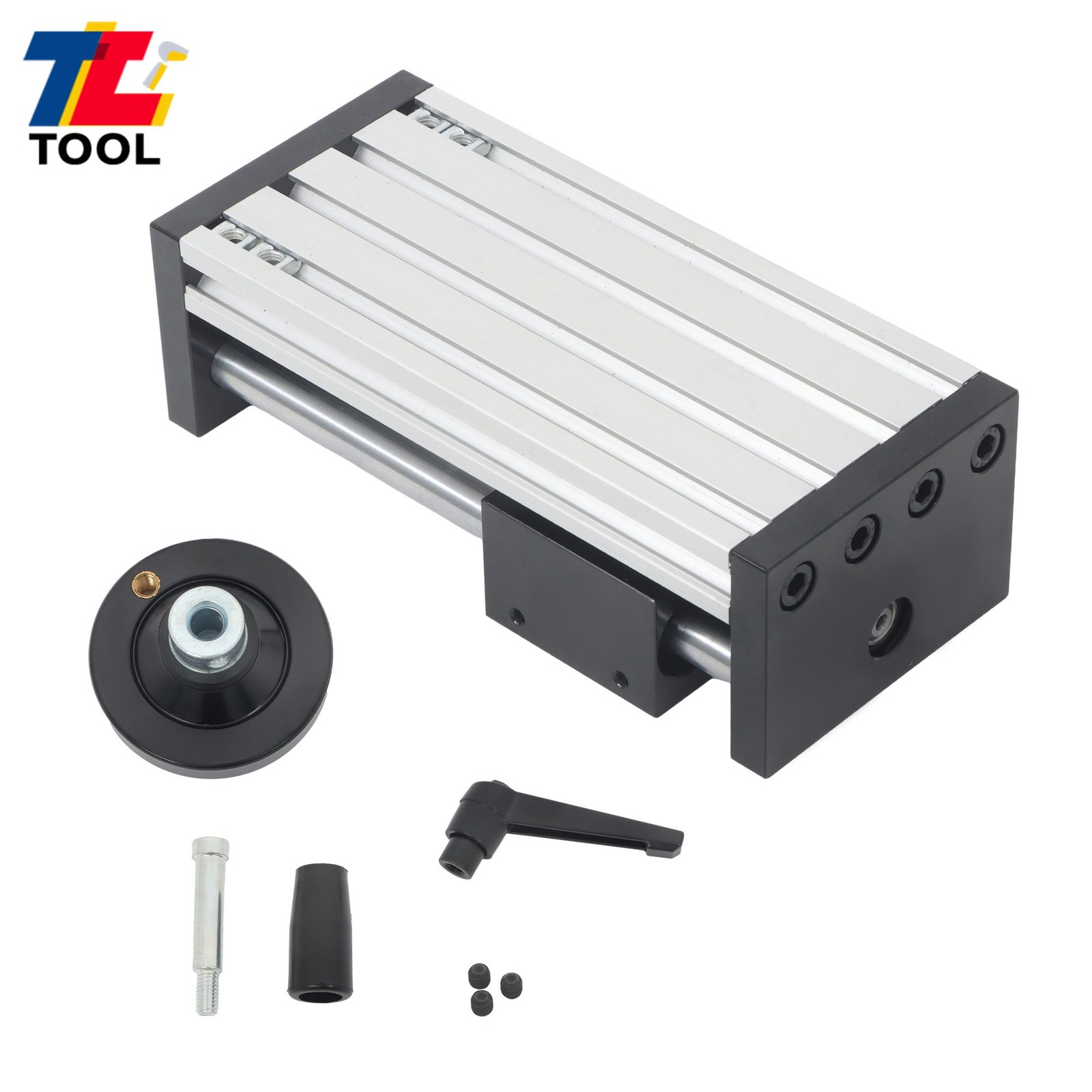 CNC 100mm Cross Slide Linear Rail Module Ballscrew SFU1605 Motion Stage