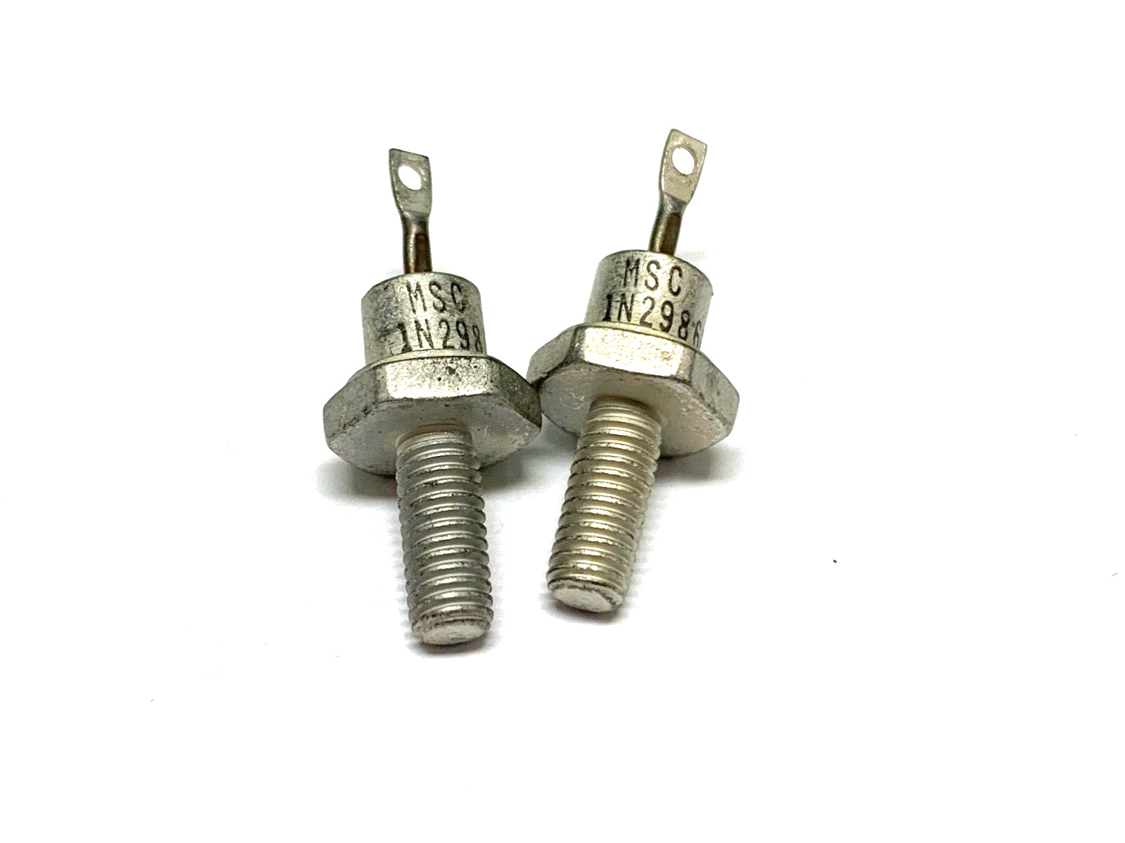 LOT OF 2 1N2986RB 24.0 Volt 10 Watt Zener Diode Reverse Polarity