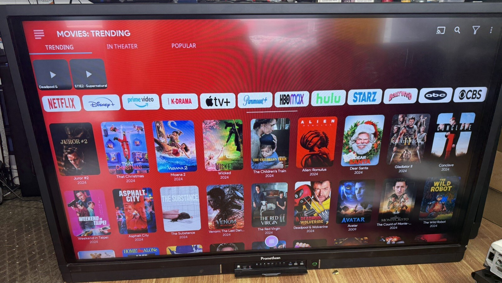 Promethean ActivPanel VTP 65 i Series 65″ Full HD 1920 X 1080p