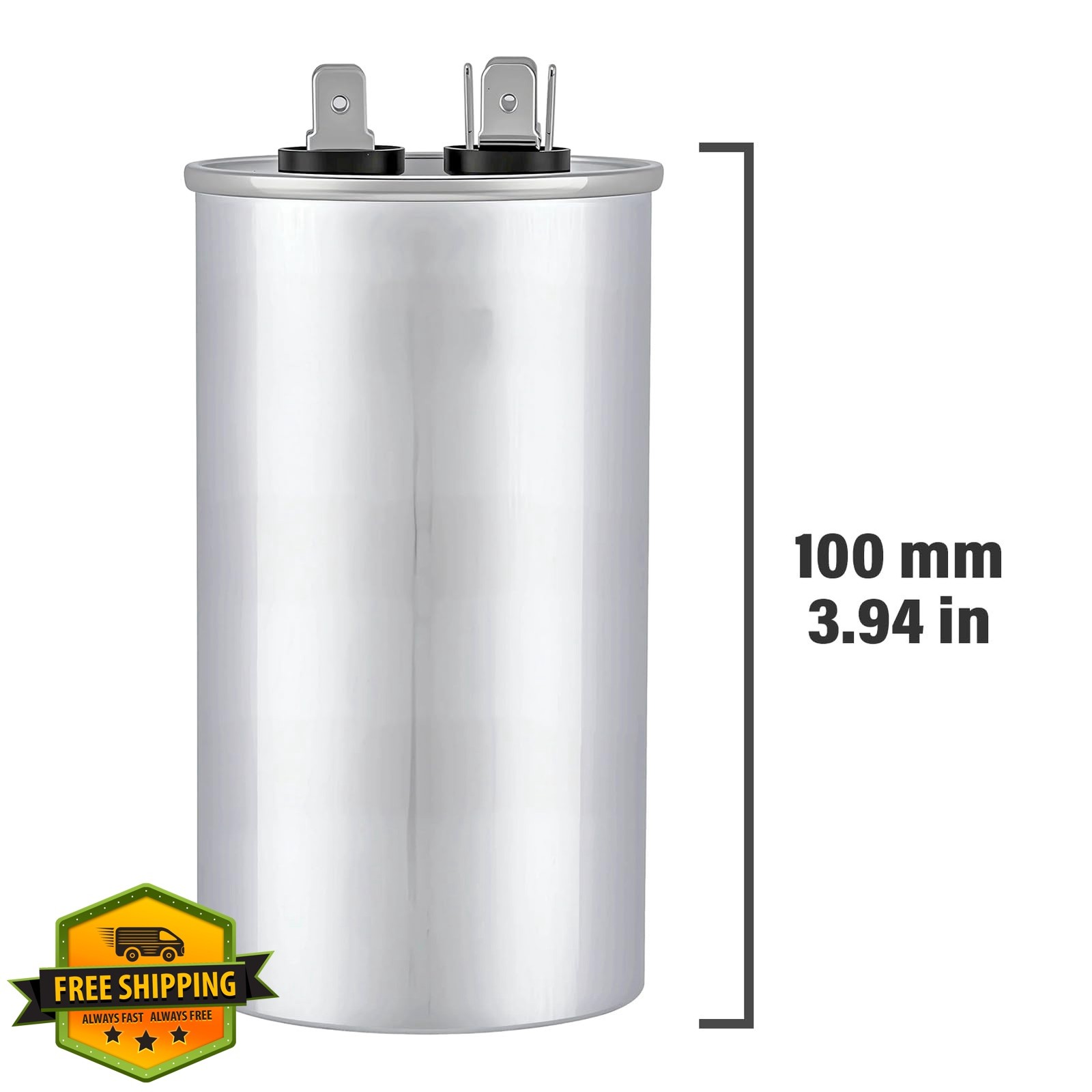 RABECH 60uF 60MFD CBB65B Run Start Round Capacitor 60 uF MFD 370V or 450V CBB…