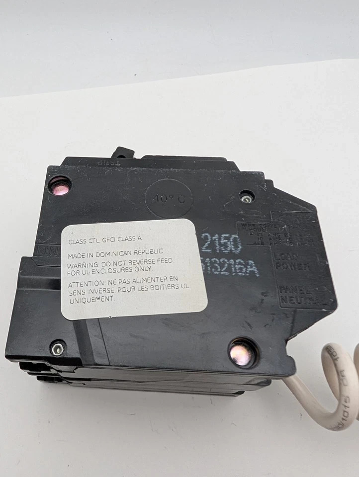 ABB 50Amp 2-Pole GFCI Ground Fault Breaker THQL2150GFT2A 240V (No Box)