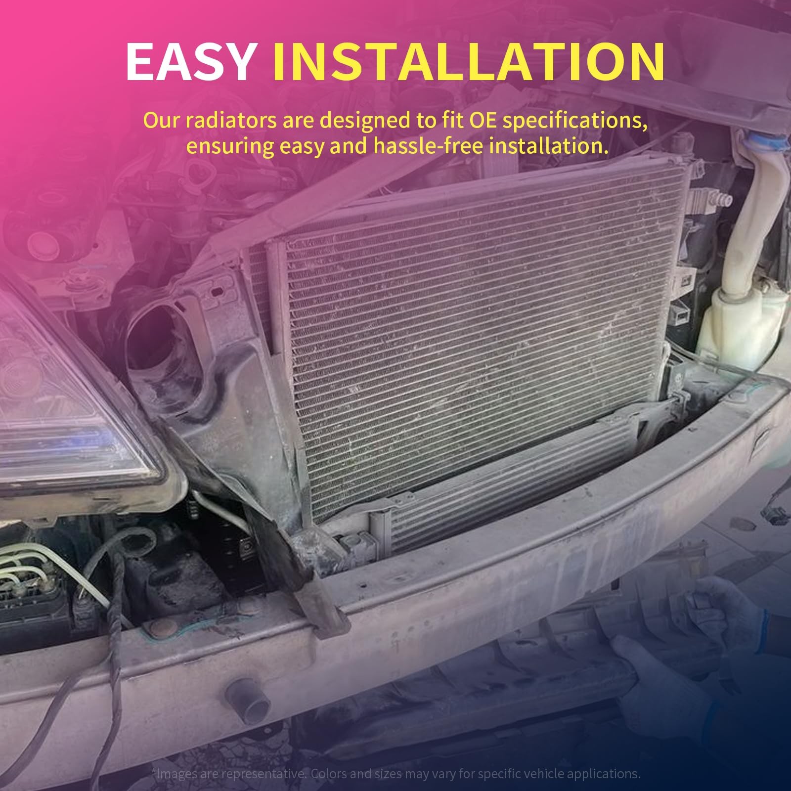 Readair Air Conditioning A/C Condenser Compatible Honda Civic 1.5L 1.8L 2.4L