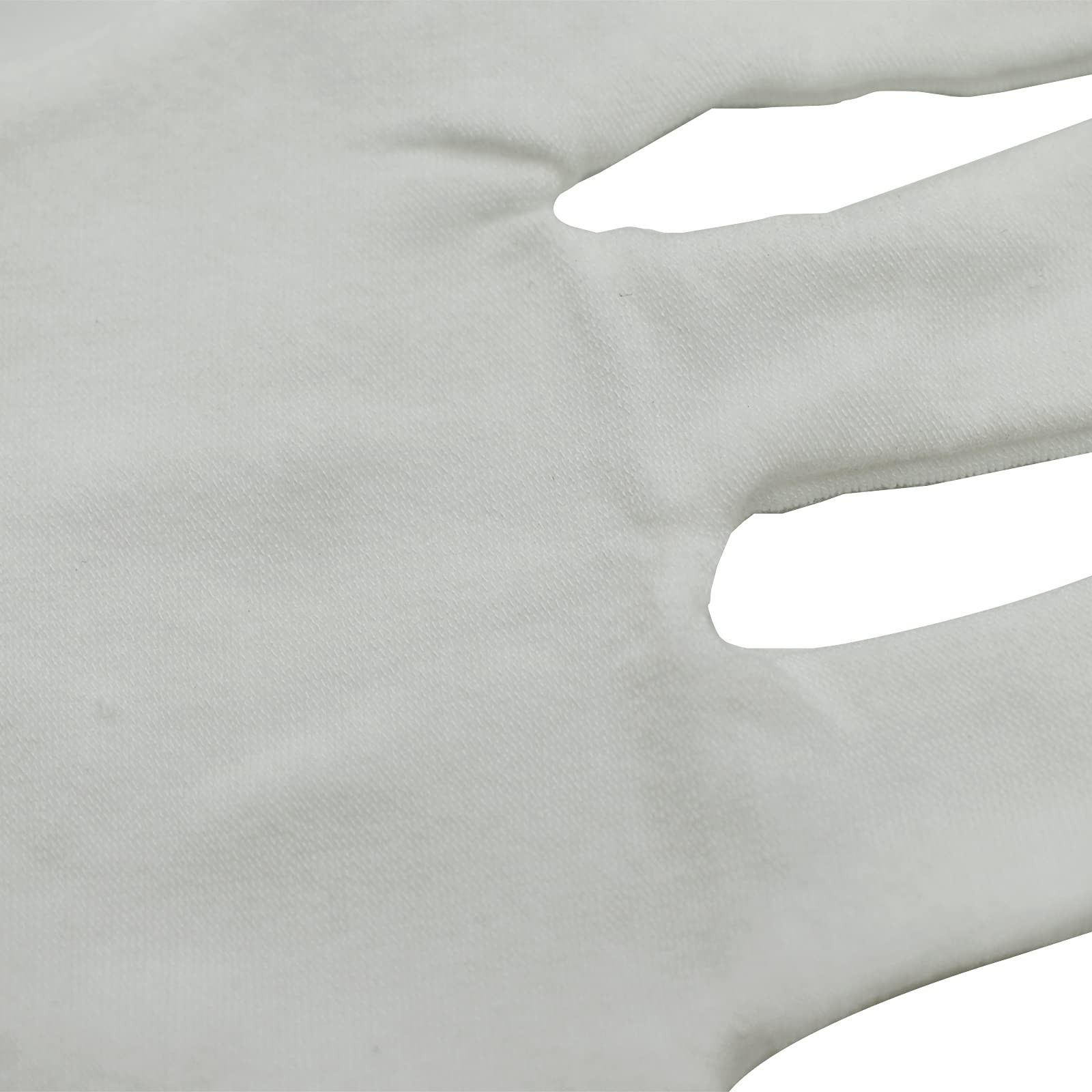 12 Pair White Cotton Gloves 9 inch Extra Large Size for Cosmetic Moisturizing…