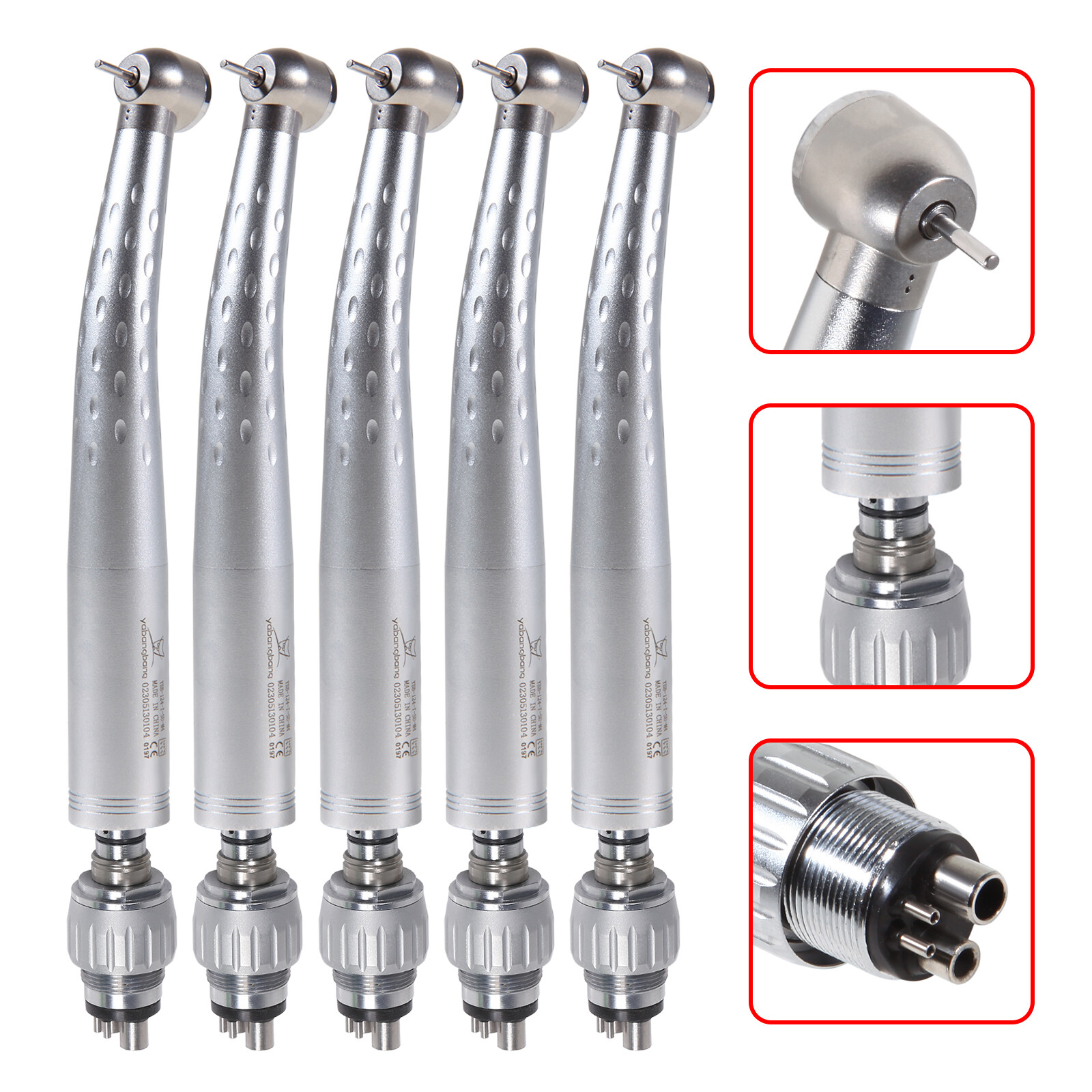 YABANGBANG Dental High Speed Handpiece / with 4Holes Swivel Coupler For KaVo GD4