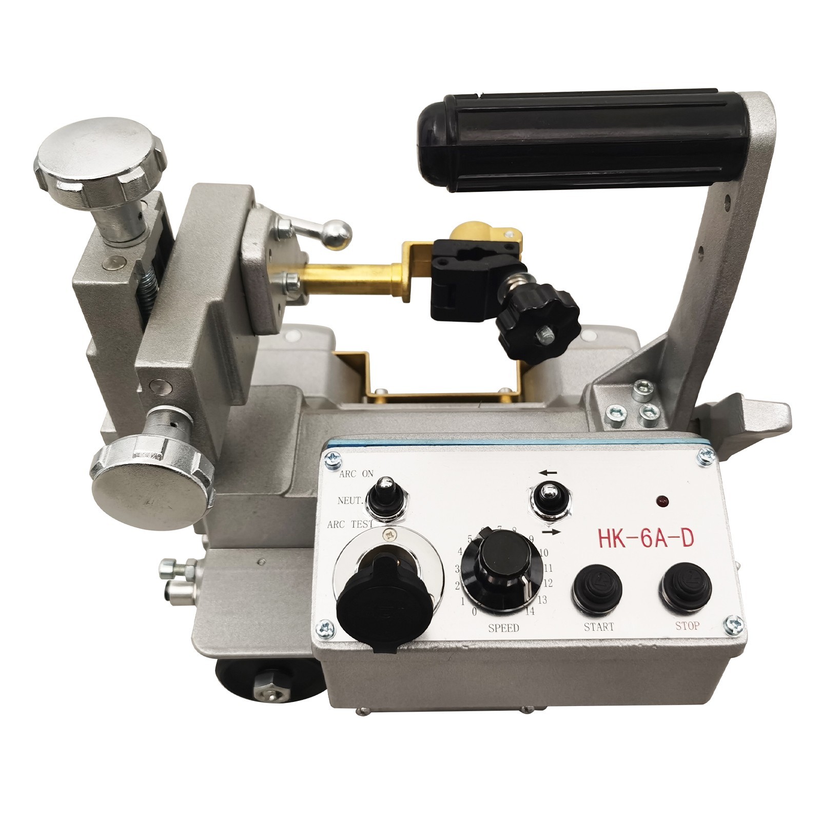 110V HK-6A-D Flat Rail Auto Welding Trolley Welding Carriage 150MM-800MM/Min