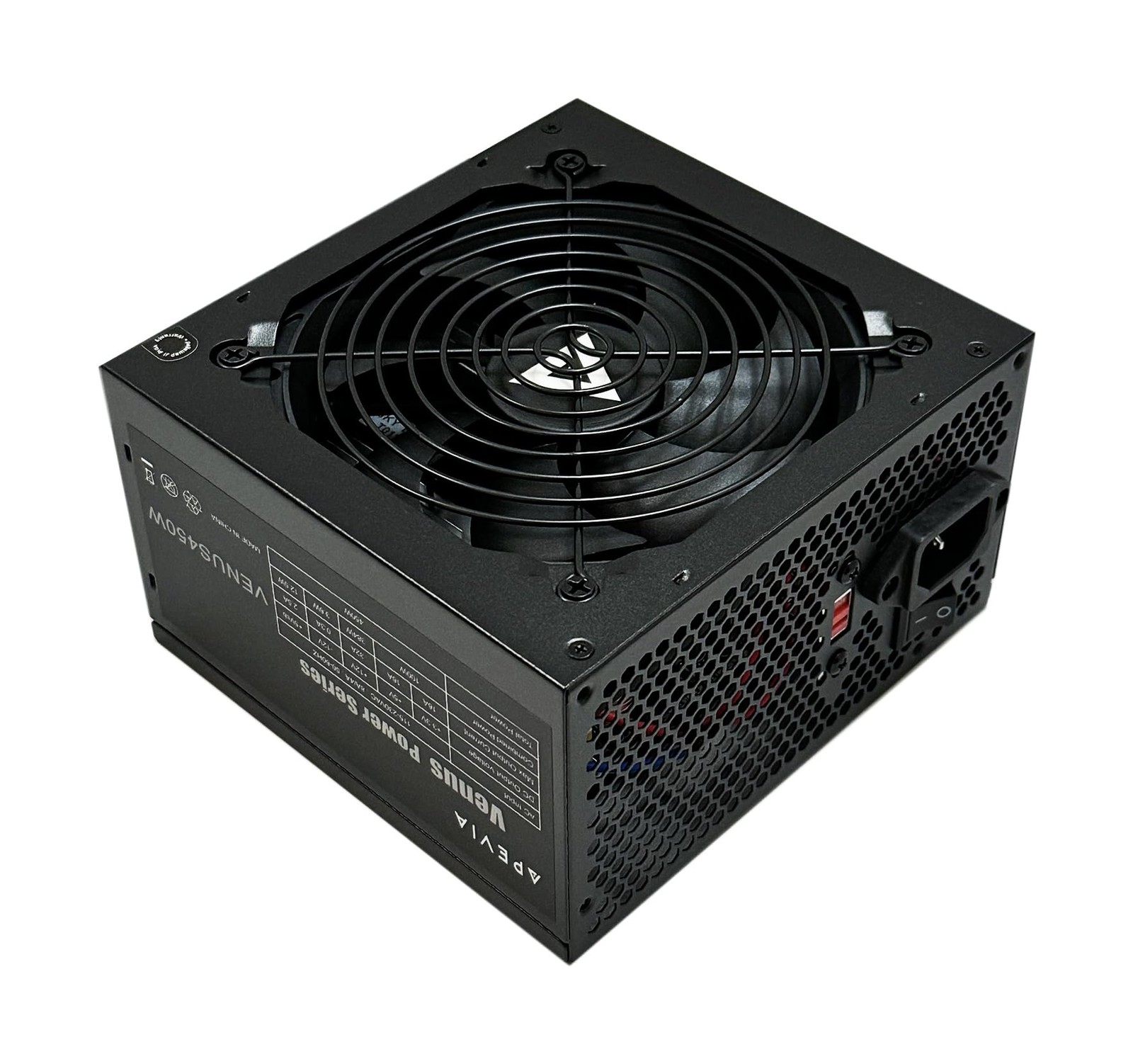 APEVIA VENUS450W 450W ATX Power Supply with Auto-Thermally Controlled 120mm…