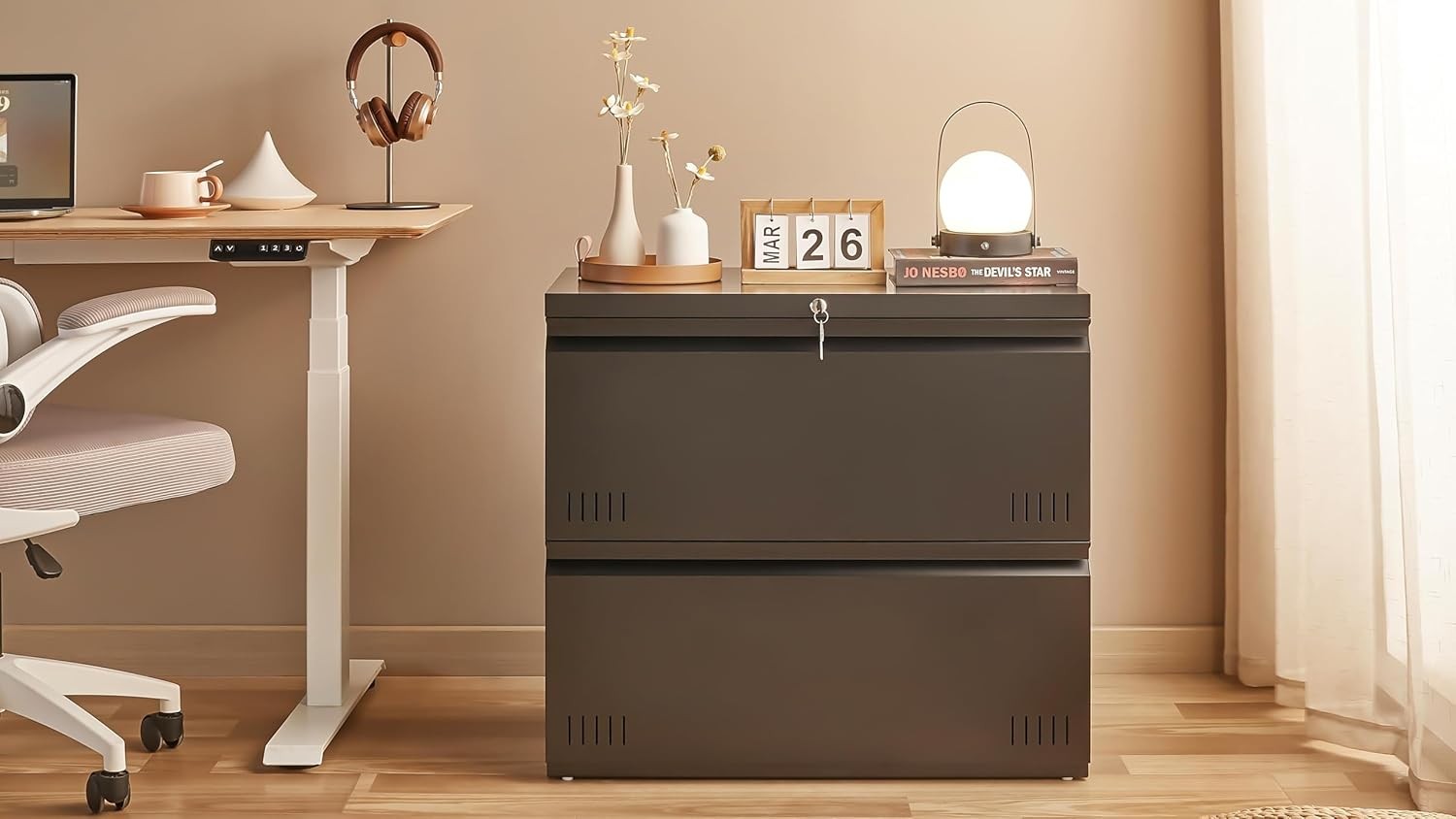 Assembly Required, Heavy Duty Office Storage Cabinet for A4/Letter/Legal Size,