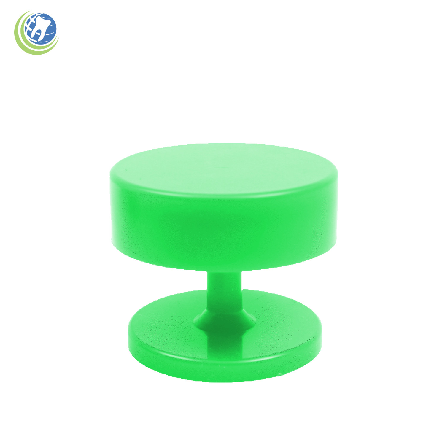 NEW MAGNETIC DENTAL LAB BUR HOLDER STAND STATION NEON GREEN HOLDS FG & RA BURS