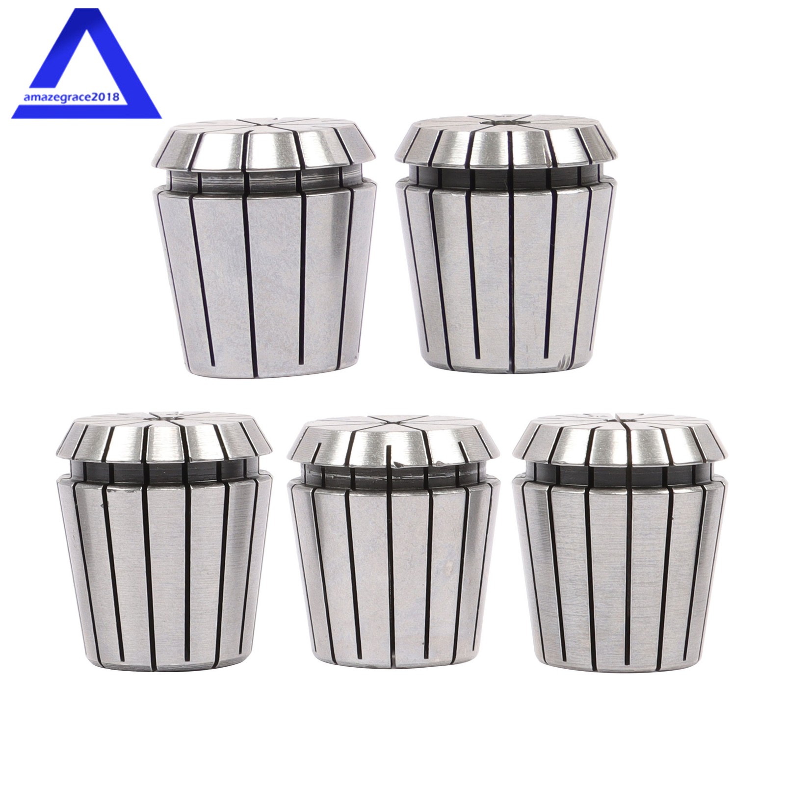 15 Pcs 1-/8» – 1» Collet Set R8 ER40 Shank Chuck Holder for Milling Machine