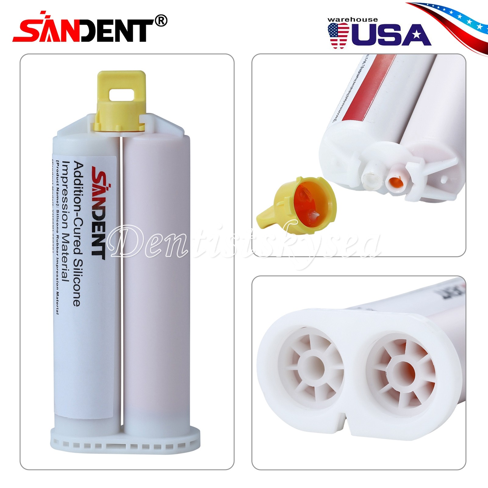 2 x Light Body Regular Set Dental Vinyl Polysiloxane Impression Material VPS PVS