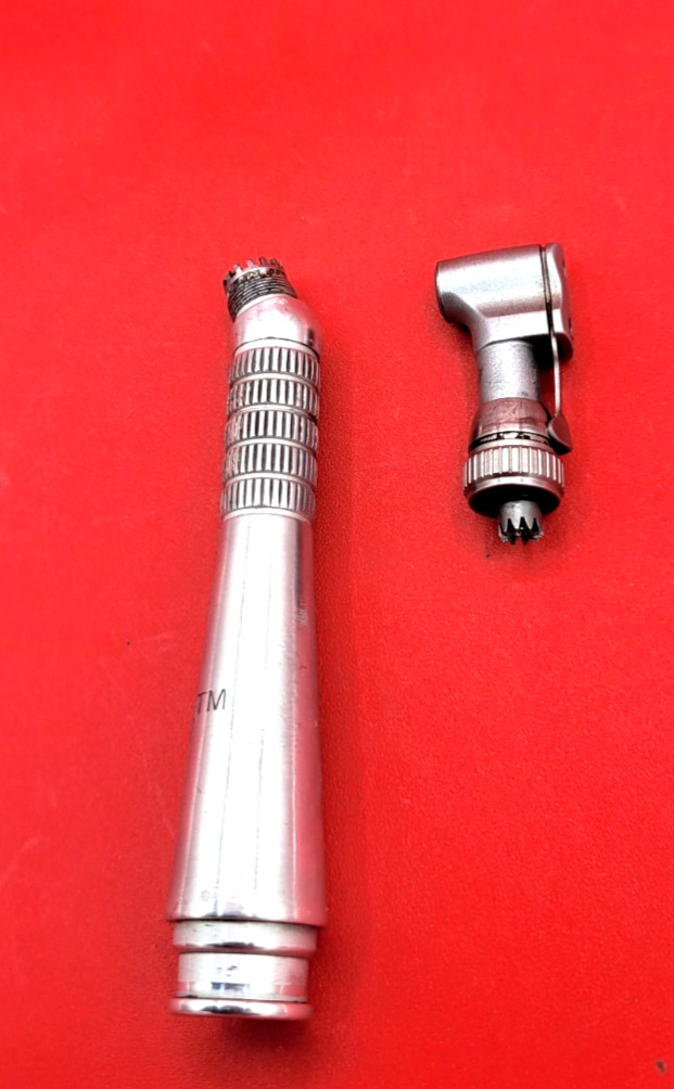 (2PC)/ Authentic MIDWEST CONTRA SHEATH Dental Handpiece & «SWING» LATCH HEAD.