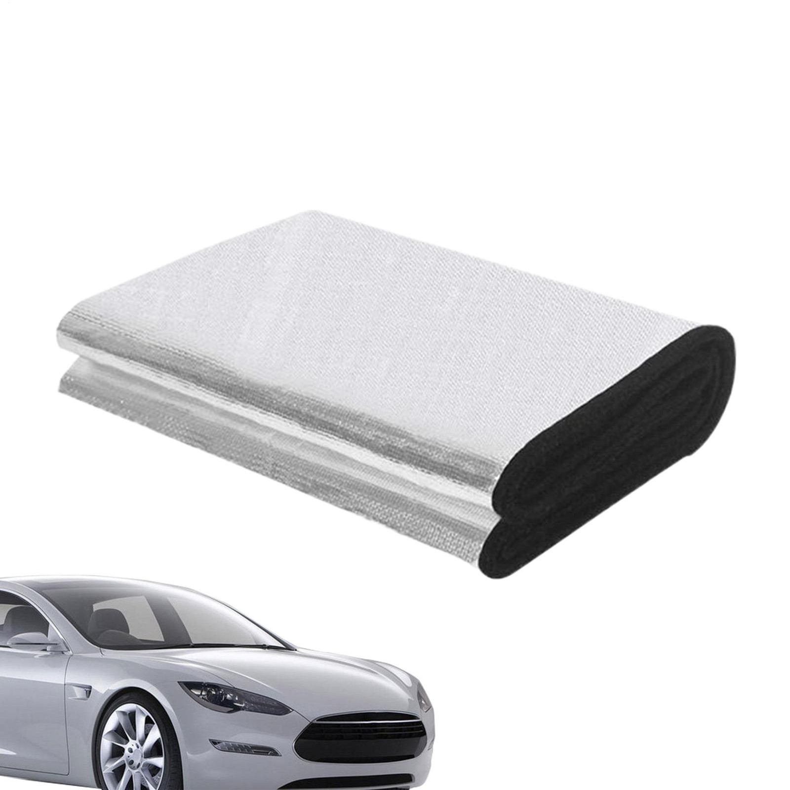 Car Battery Insulation Cover 40.16×7.09inch Fireproof Mat Insulation Wrap Shield
