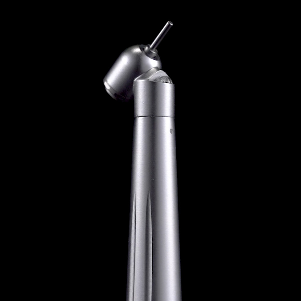 LED Dental Surgical Handpiece 45° Angle 4 Hole Midwest Rear Exhaust Impact Air