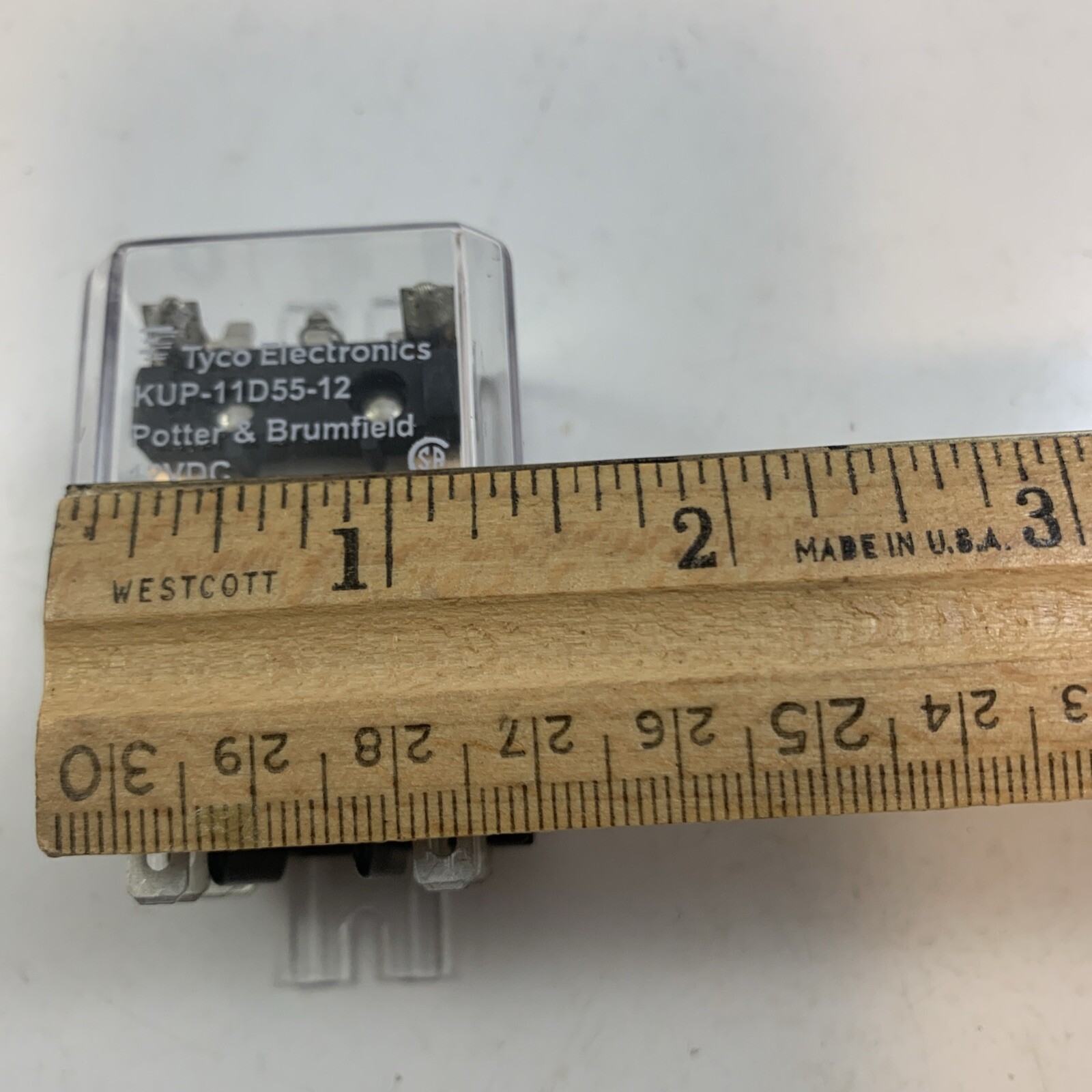 Potter & Brumfield Relay KUP-11D55-12 12VDC 1/3 HP 120VAC 10A 240VAC 20PCS #1022