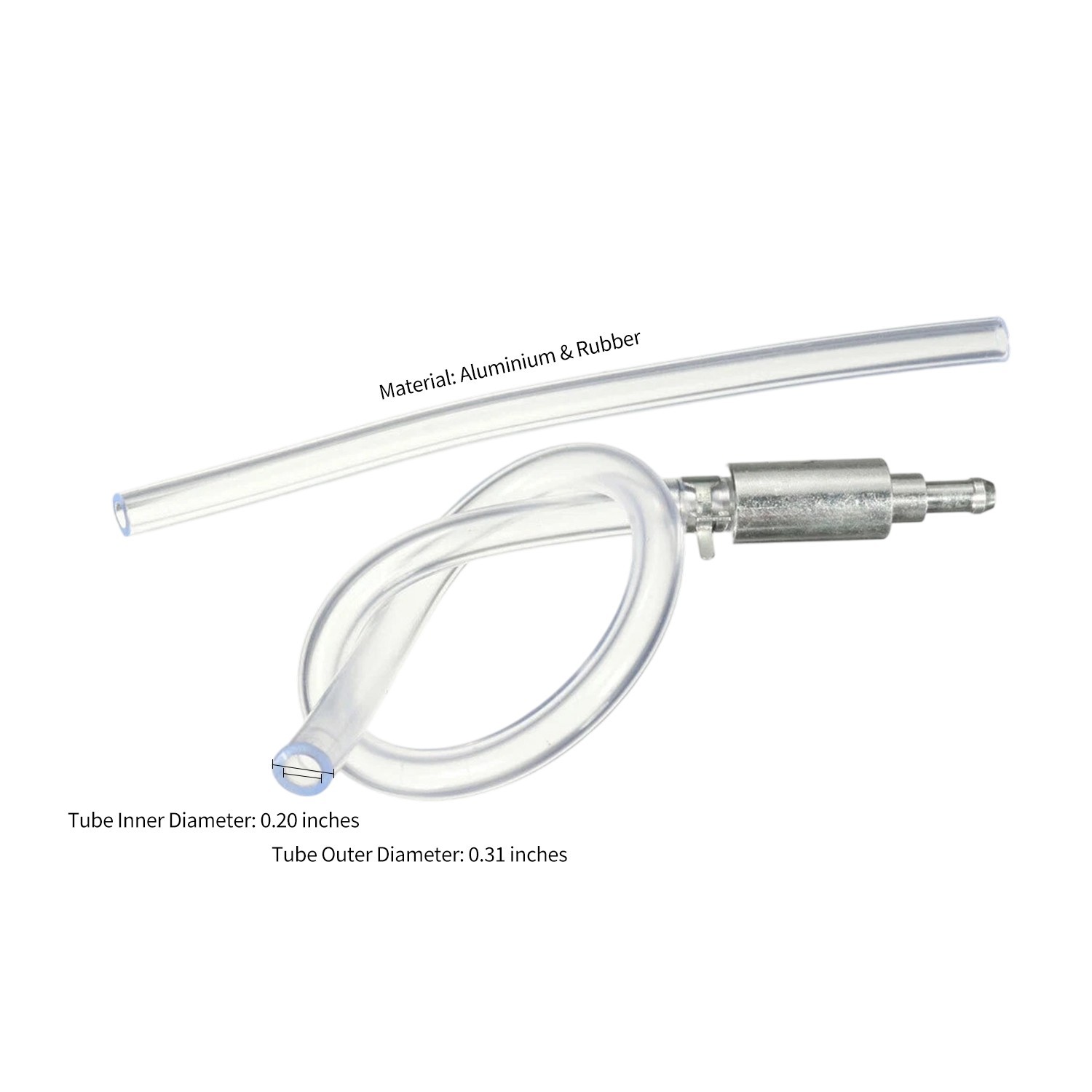 Brake Bleeder Hose- One Way Check Valve Tube Bleeding Tool for Motorcycle Clutch