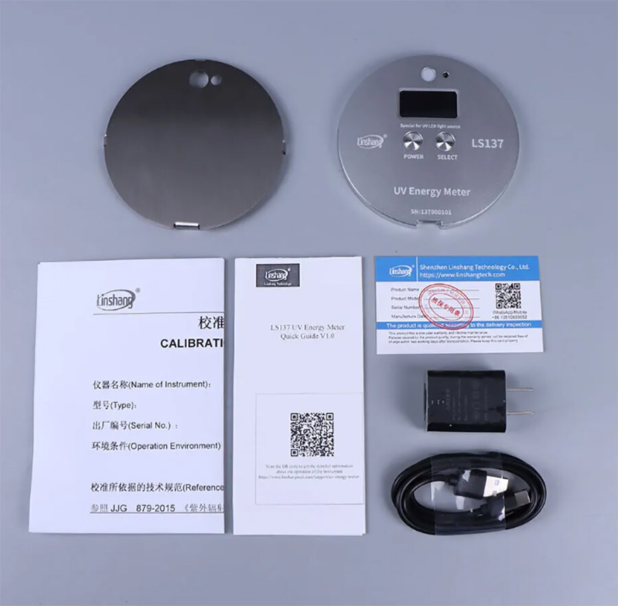 LS137 UV Energy Meter UV Radiation Meter for 365nm 385nm 395nm 405nm LED Light