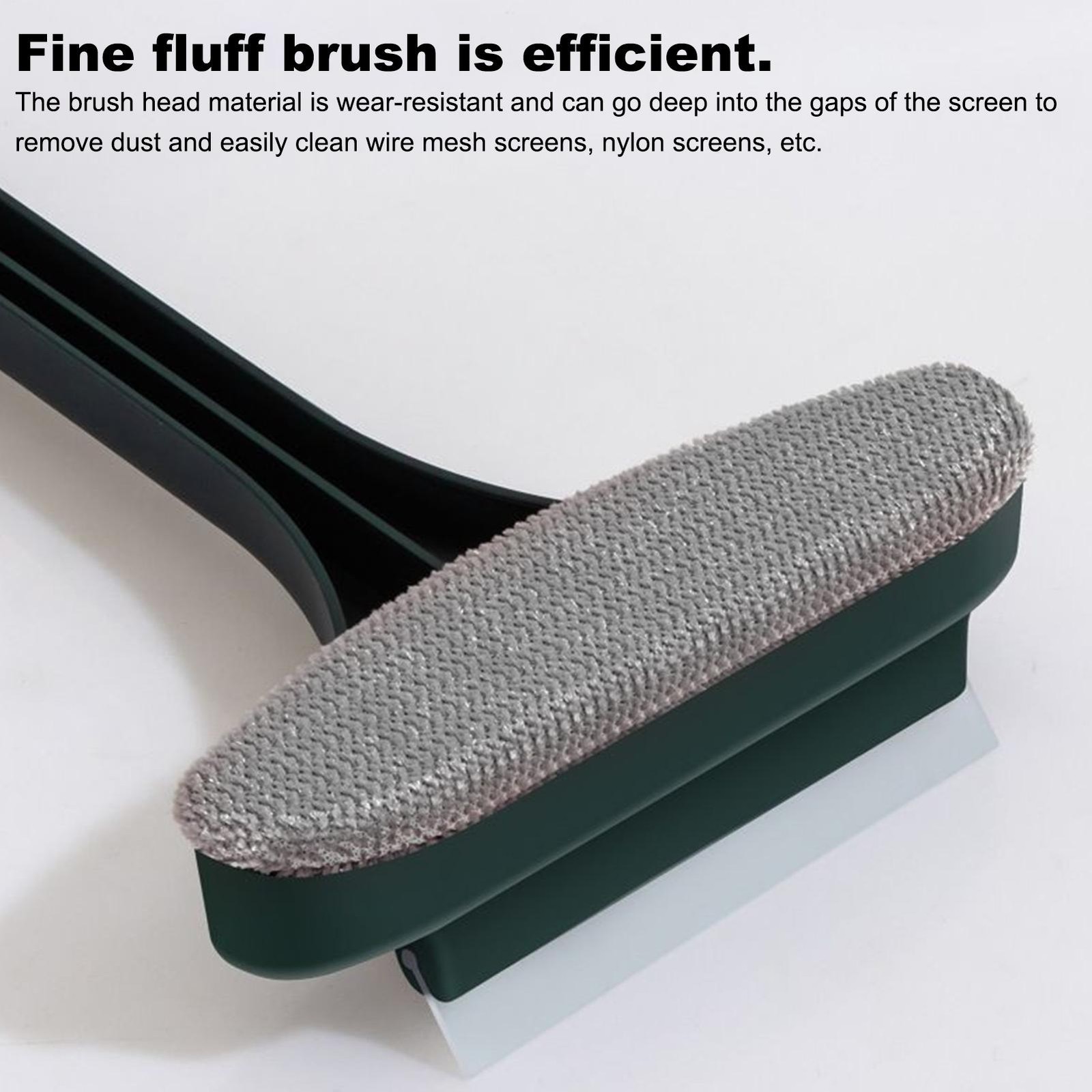 2 in 1 Multifunctional Clean Brush Glass Brush Household Clean Dust Brush Window