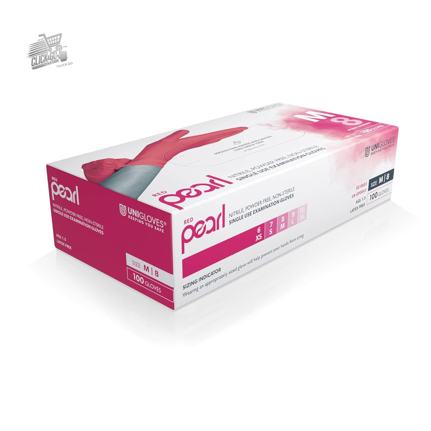 Disposable Nitrile Gloves Latex Powder Free 100pcs Medical Food XS Purple