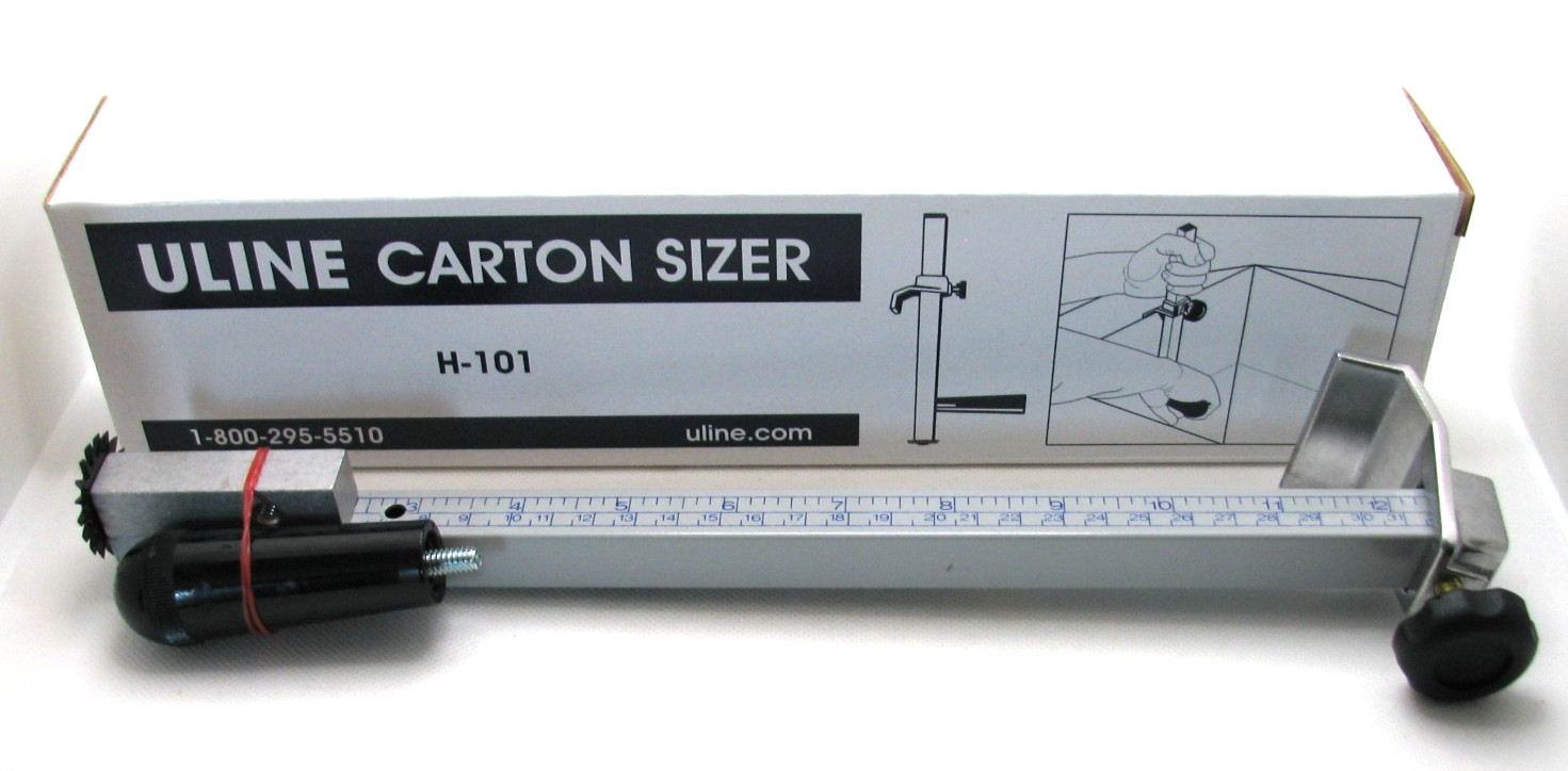 Uline Carton Sizer Box Tool #H-101 Resize/Reduce Cardboard Shipping Boxes NEW