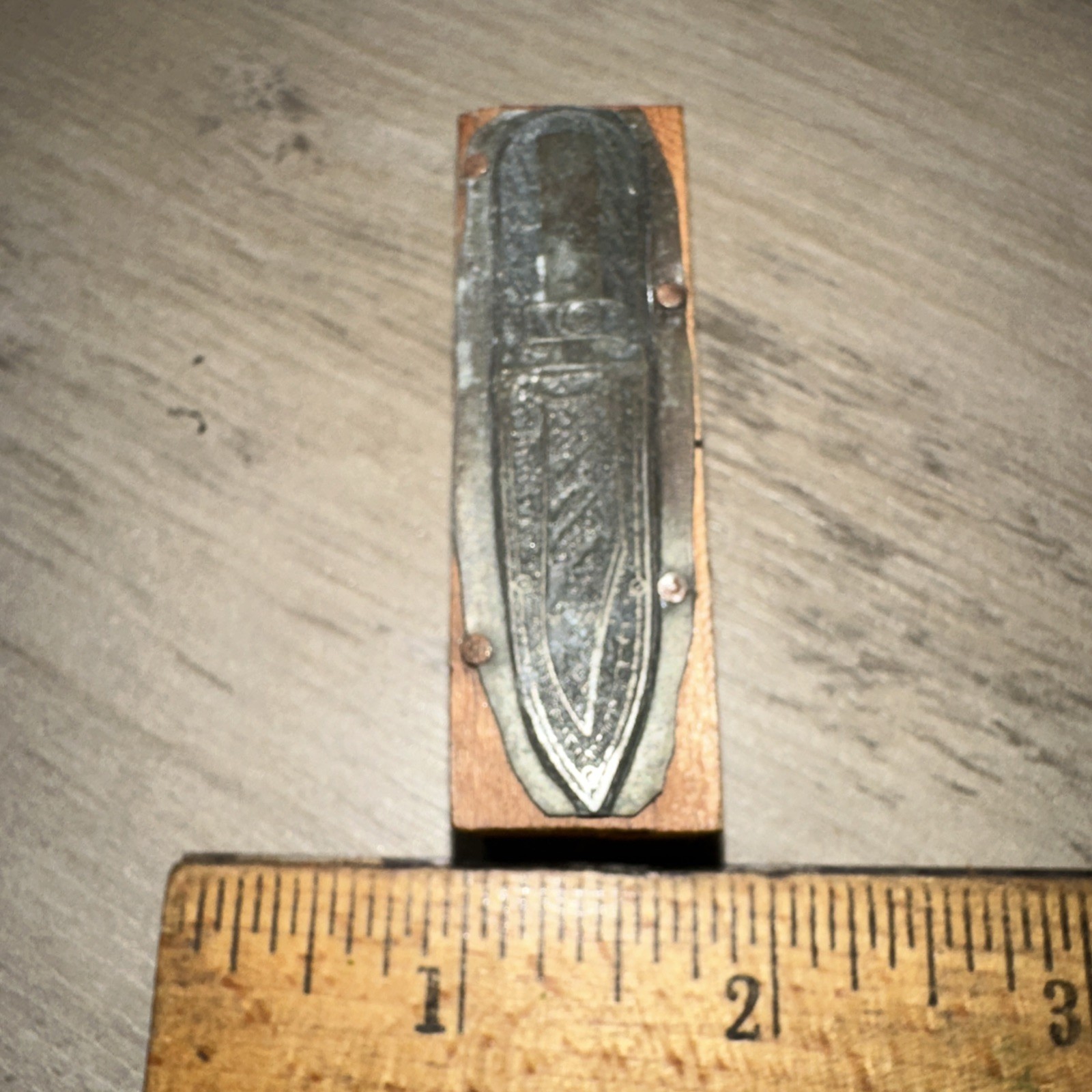 Printing Block: Hunting Knife in Sheath #4
