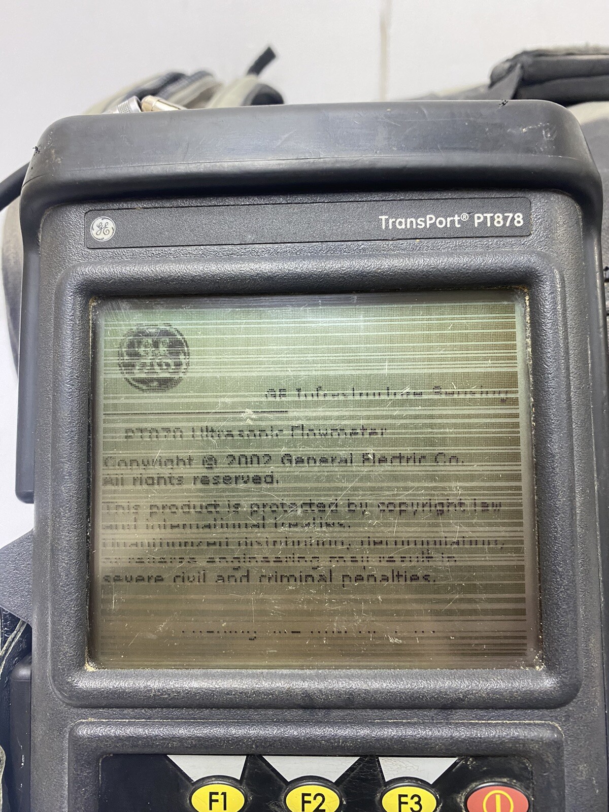 GE Panametrics TransPort PT878 PORTABLE LIQUID FLOWMETER