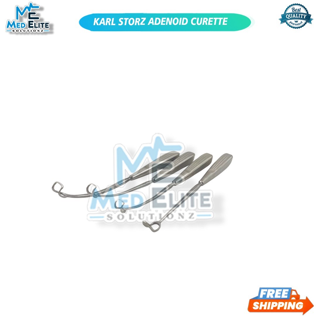 LOT OF 4 Karl Storz Adenoid Curette N6010, N6015 N6025 ENT Surgical Tool
